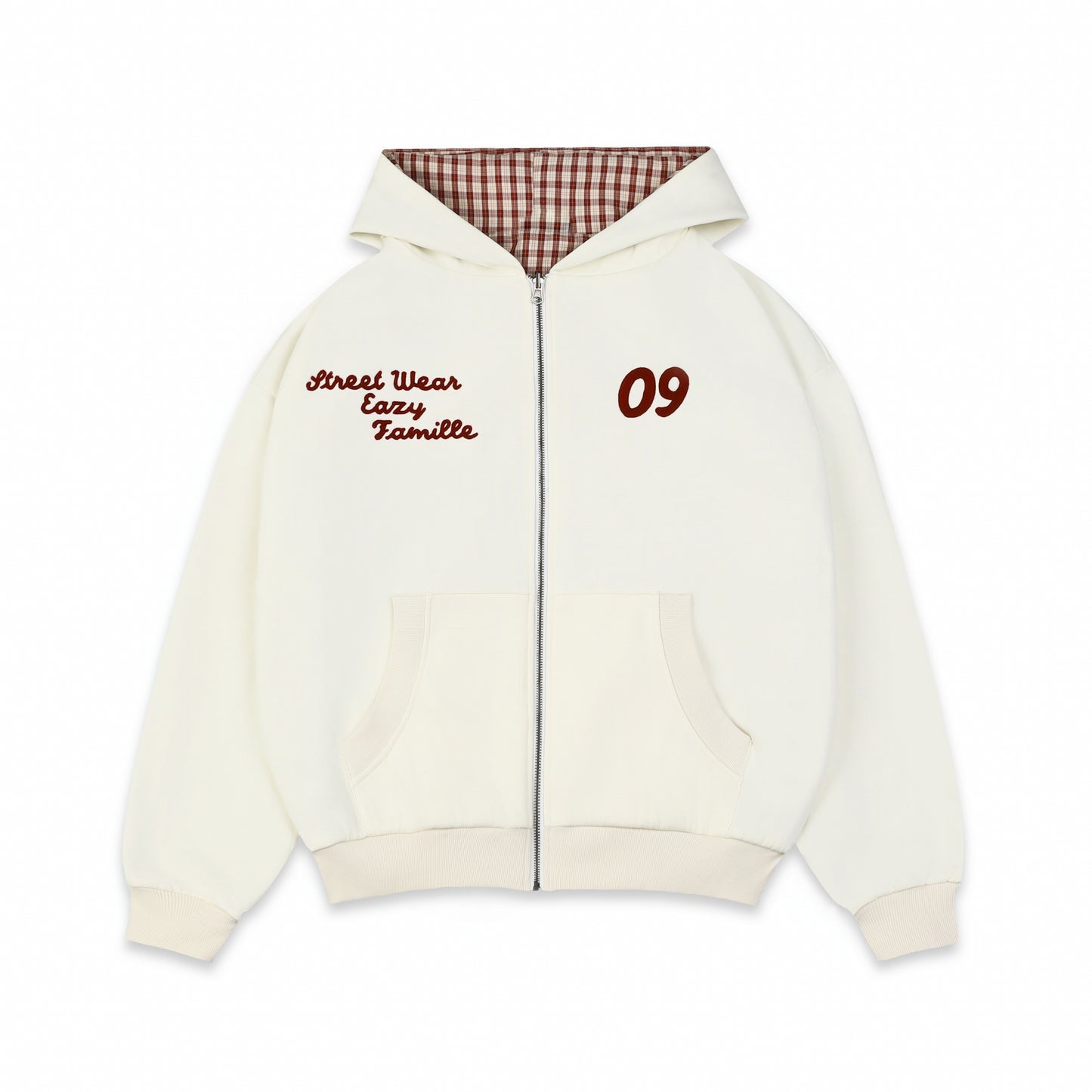 SWE X2 REVERSIBLE ZIP HOODIE - RED/BLUE