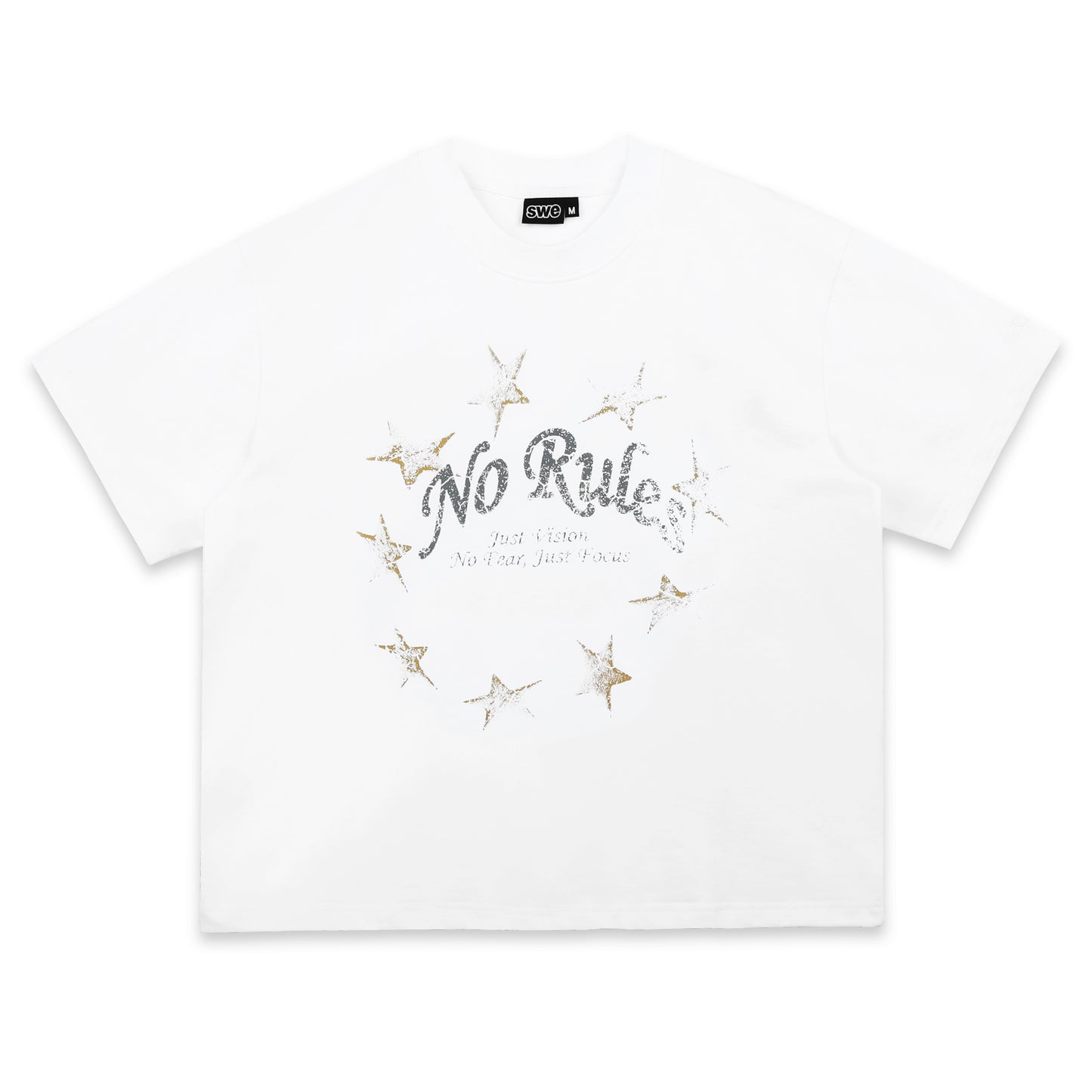 SWE RULELESS BOXY TEE - WHITE