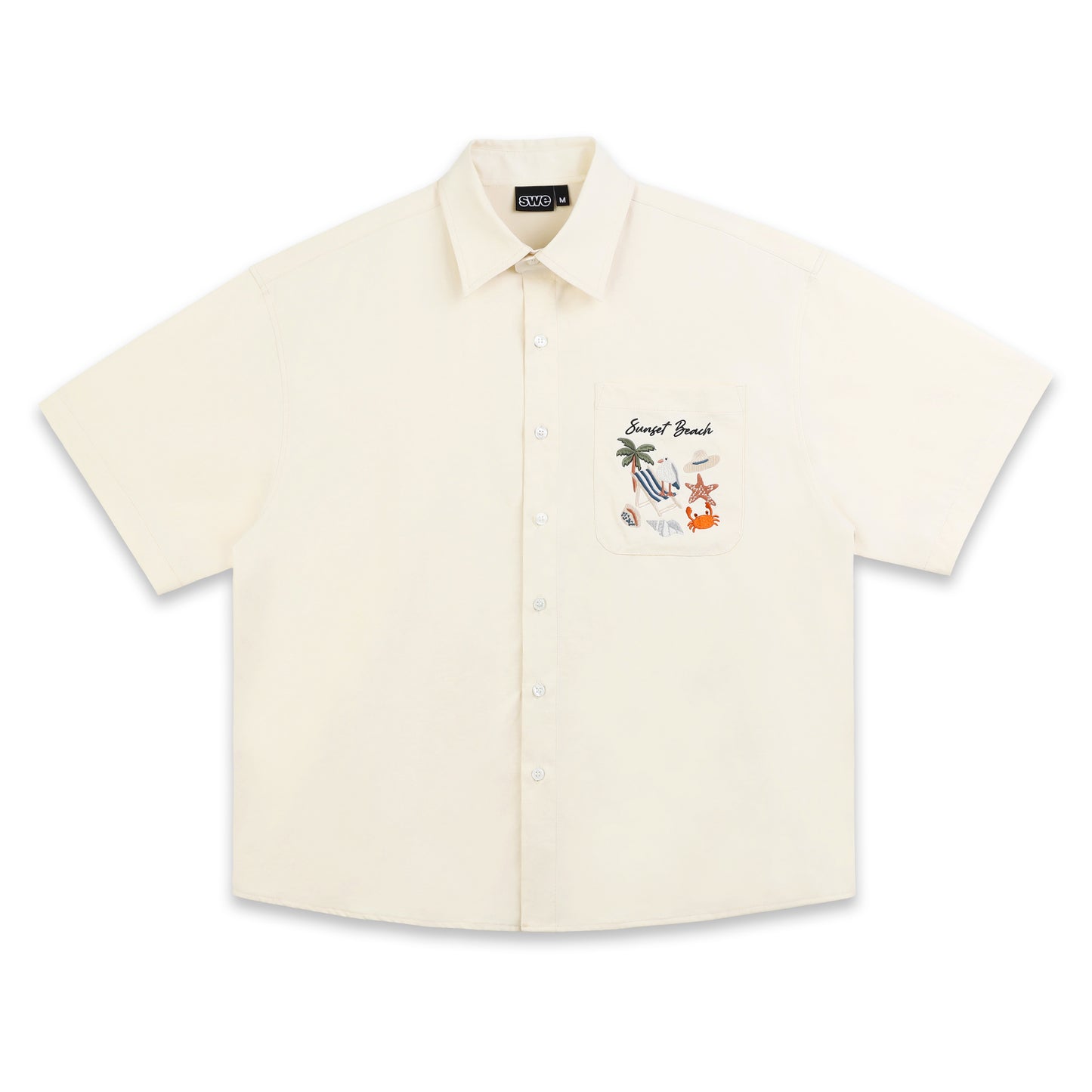 SWE SUNSET POCKET SHIRT - CREAM
