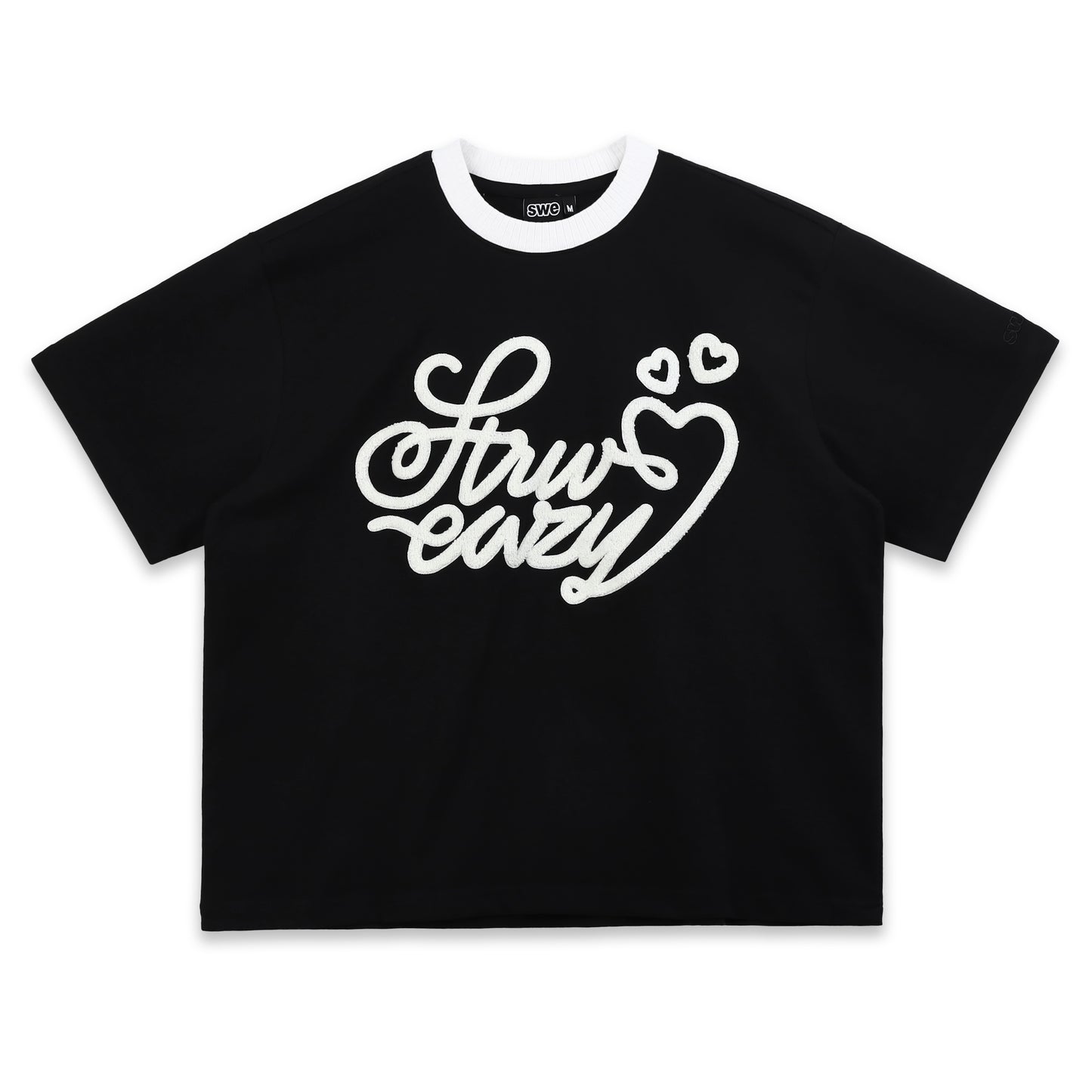 SWE LOOP BOXY TEE - BLACK/GRAY/NAVY