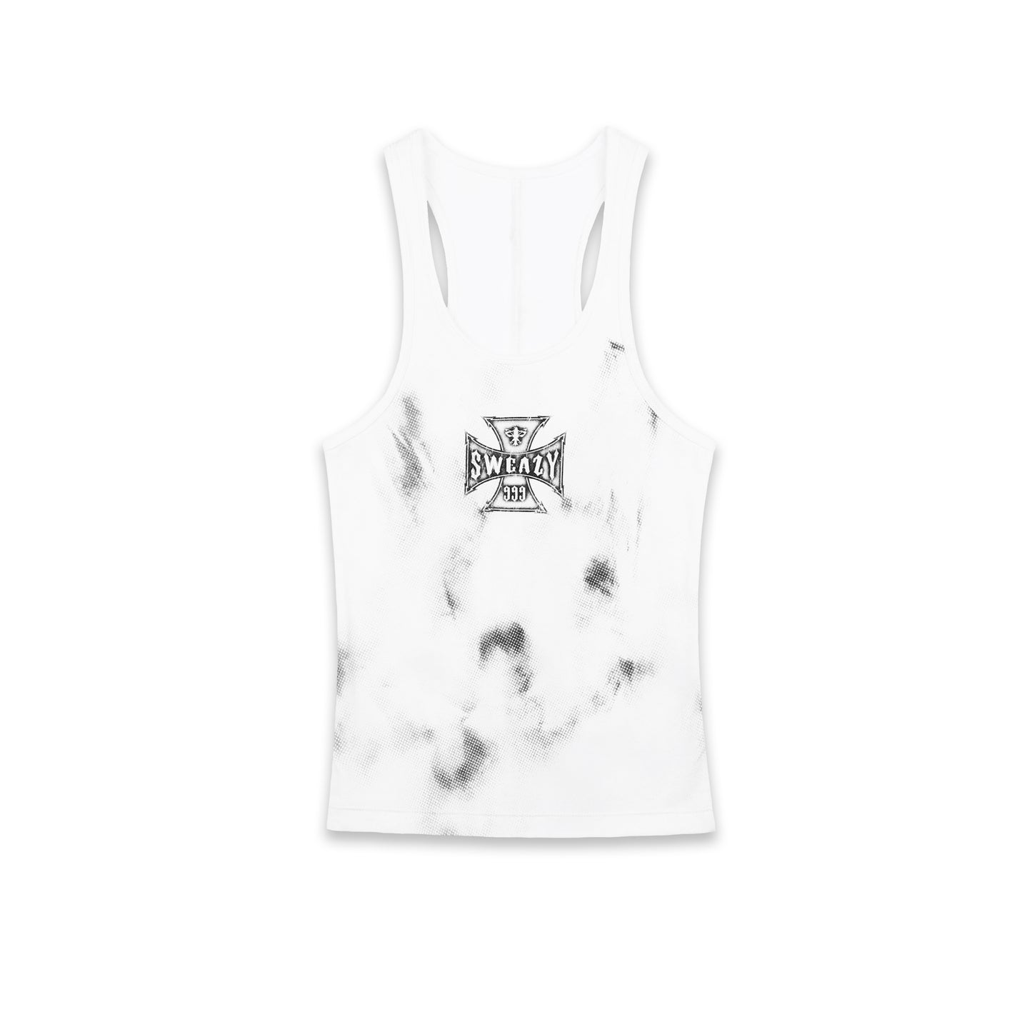 SWE CROSS TANK TOP - WHITE