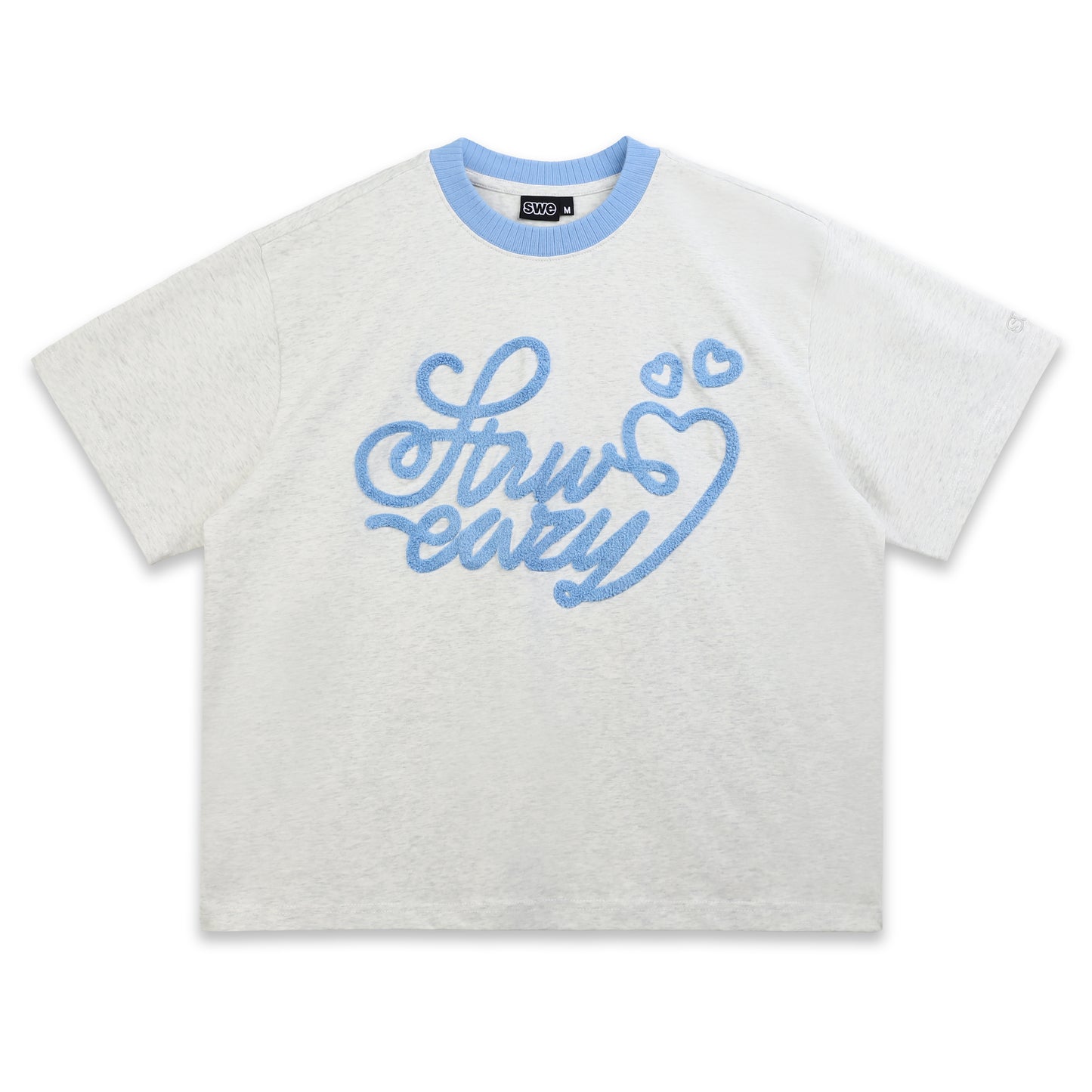 SWE LOOP BOXY TEE - BLACK/GRAY/NAVY