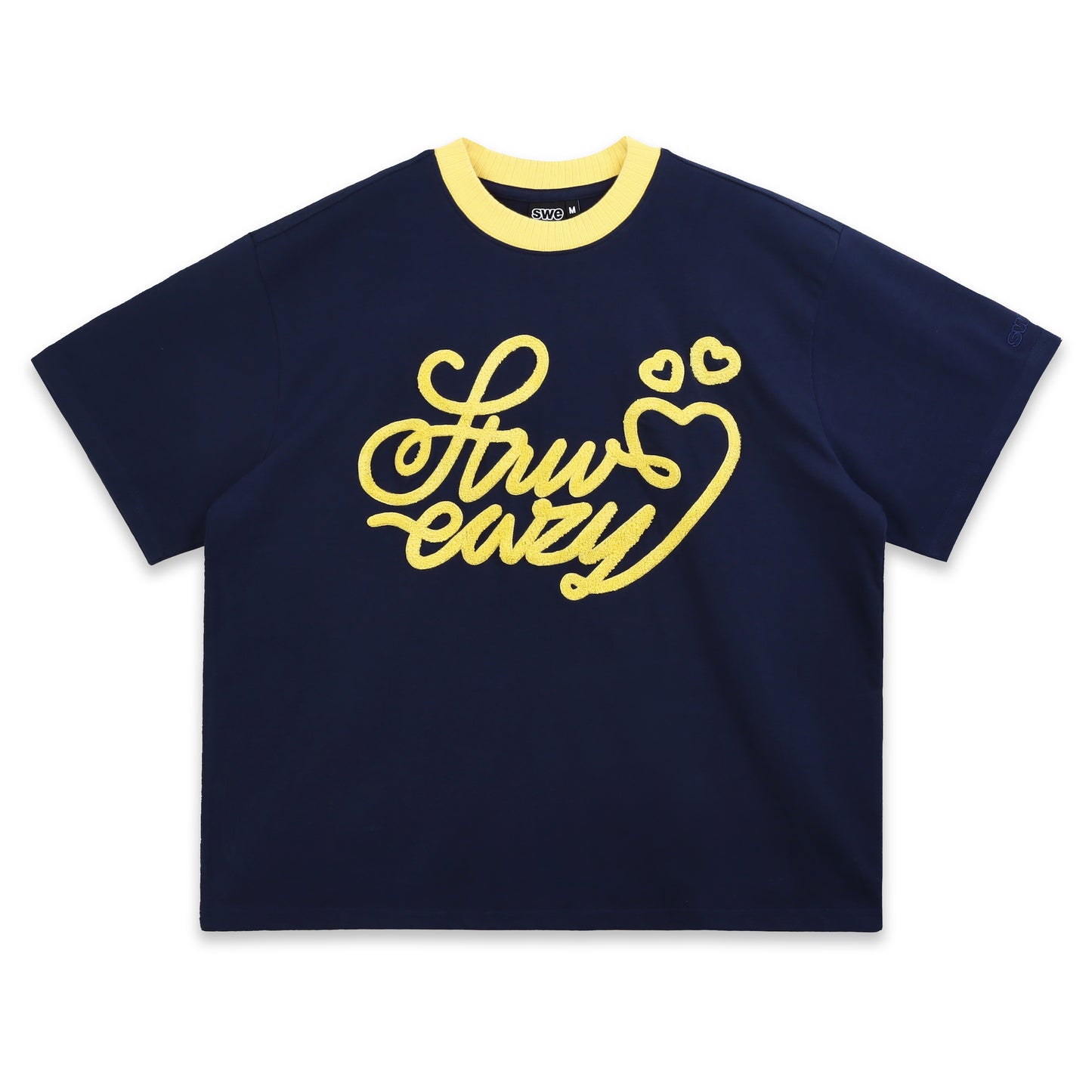 SWE LOOP BOXY TEE - BLACK/GRAY/NAVY