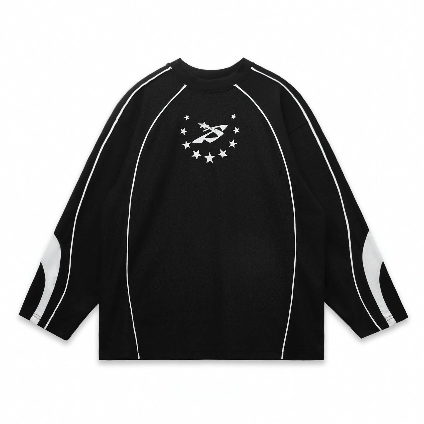 ORBIT LS TEE - RED/BLACK