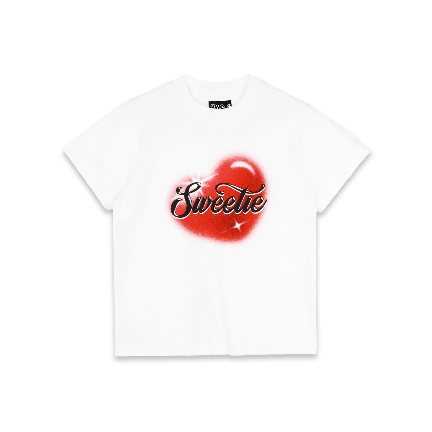 SWEETHEART BABY TEE - WHITE