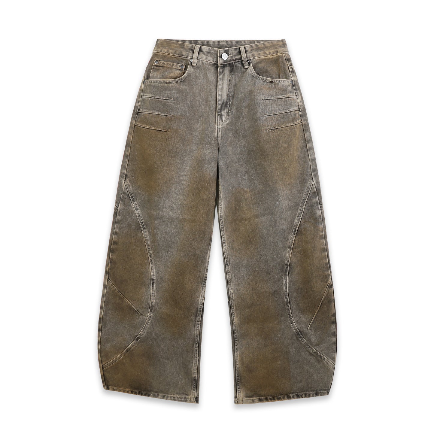 SWE ARC WIDE JEANS - MUD FADE
