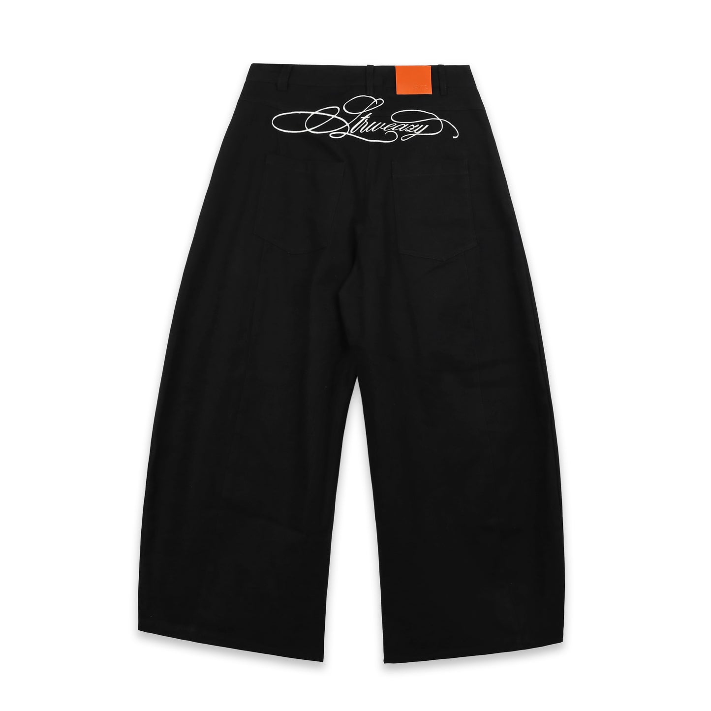 SWE BARREL KHAKI PANTS - BLACK