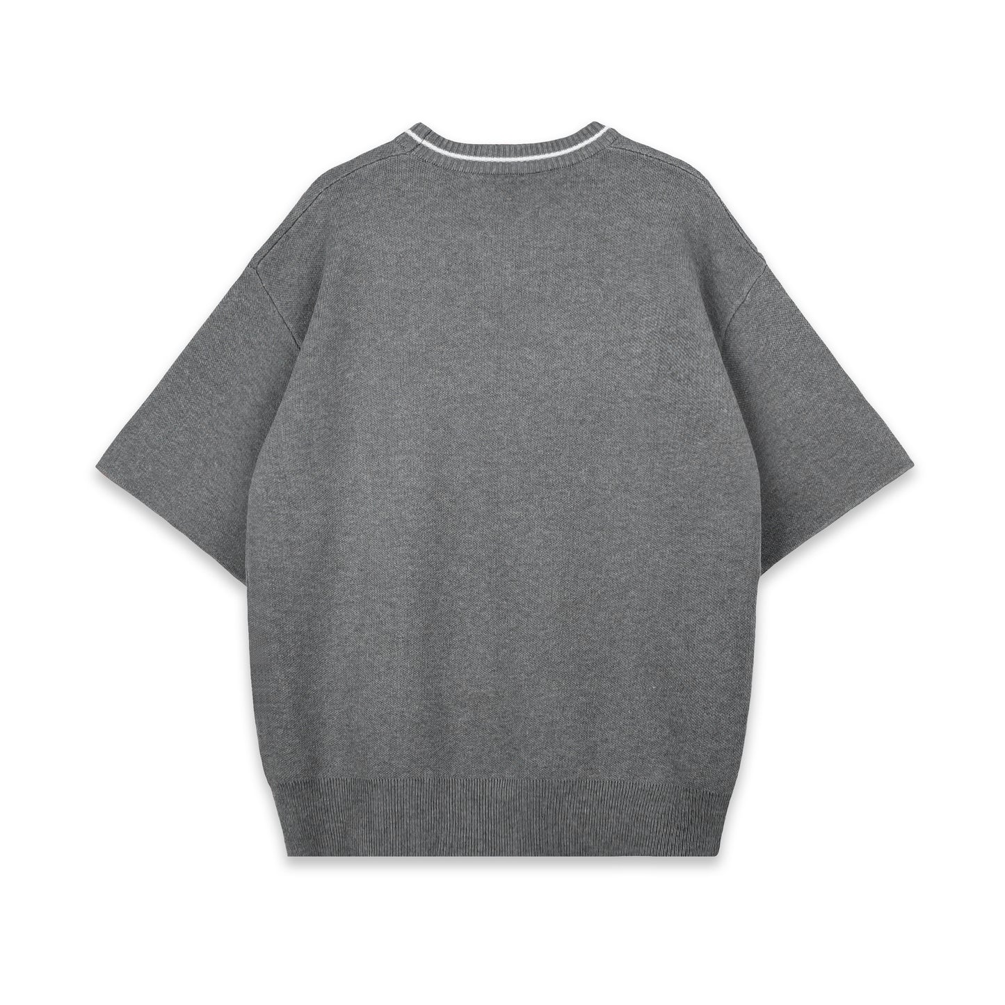 SWE C'EST TOUT KNIT TEE - GRAY