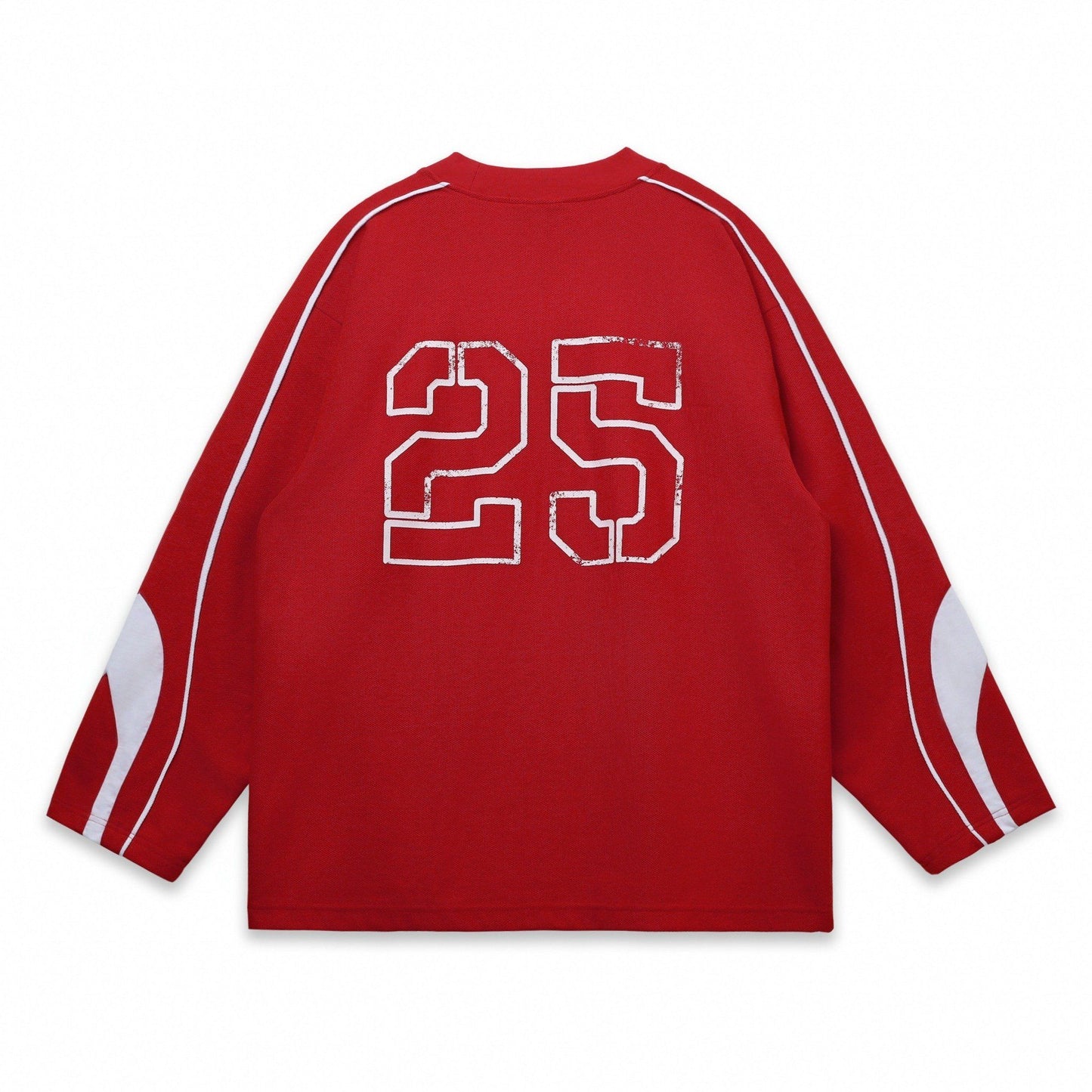 ORBIT LS TEE - RED/BLACK