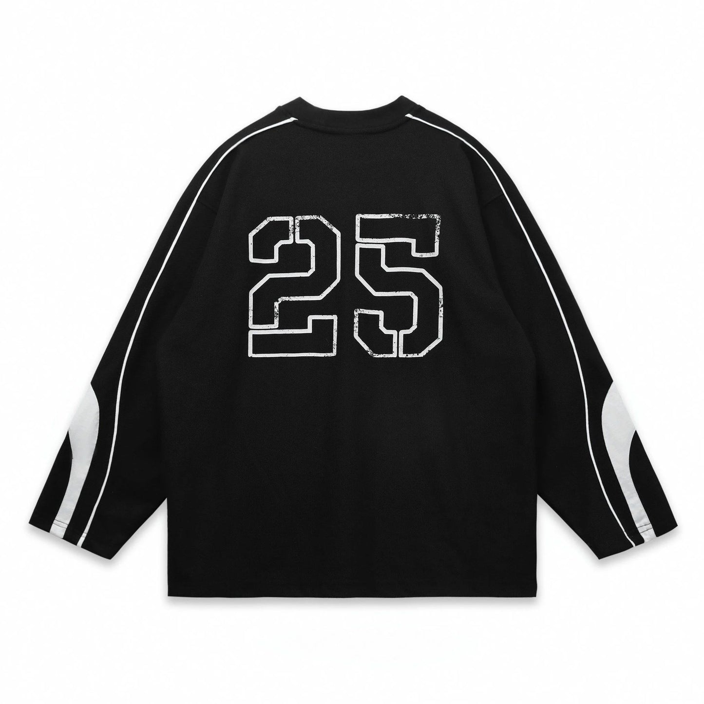 ORBIT LS TEE - RED/BLACK