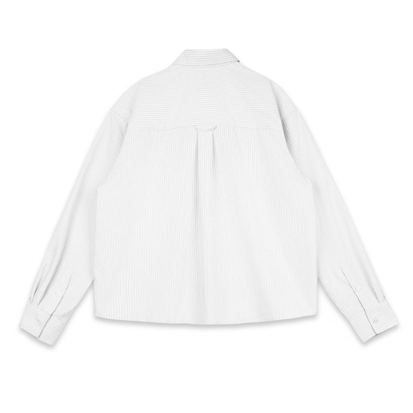 PROJECT L/S SHIRT - WHITE/BEIGE