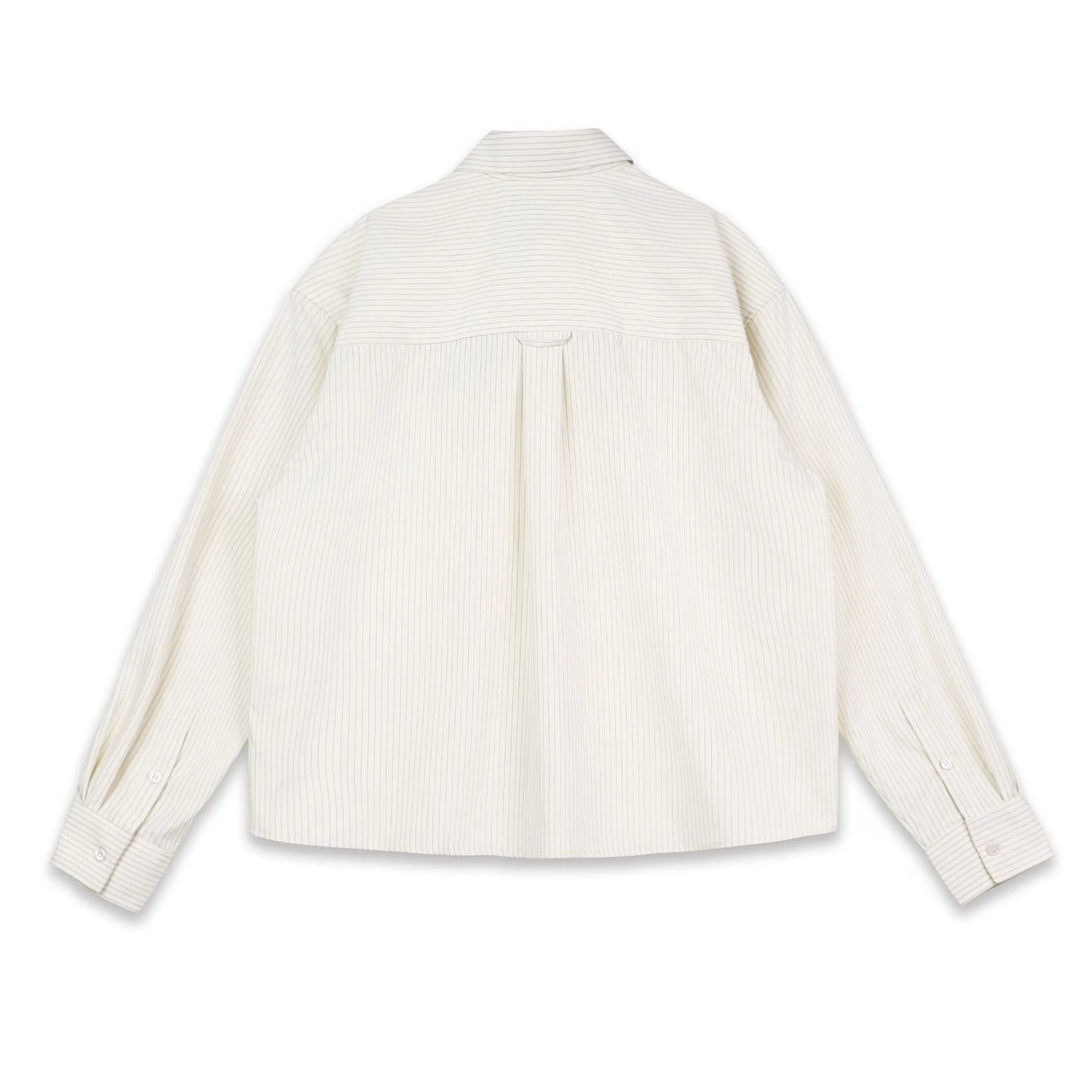 PROJECT L/S SHIRT - WHITE/BEIGE