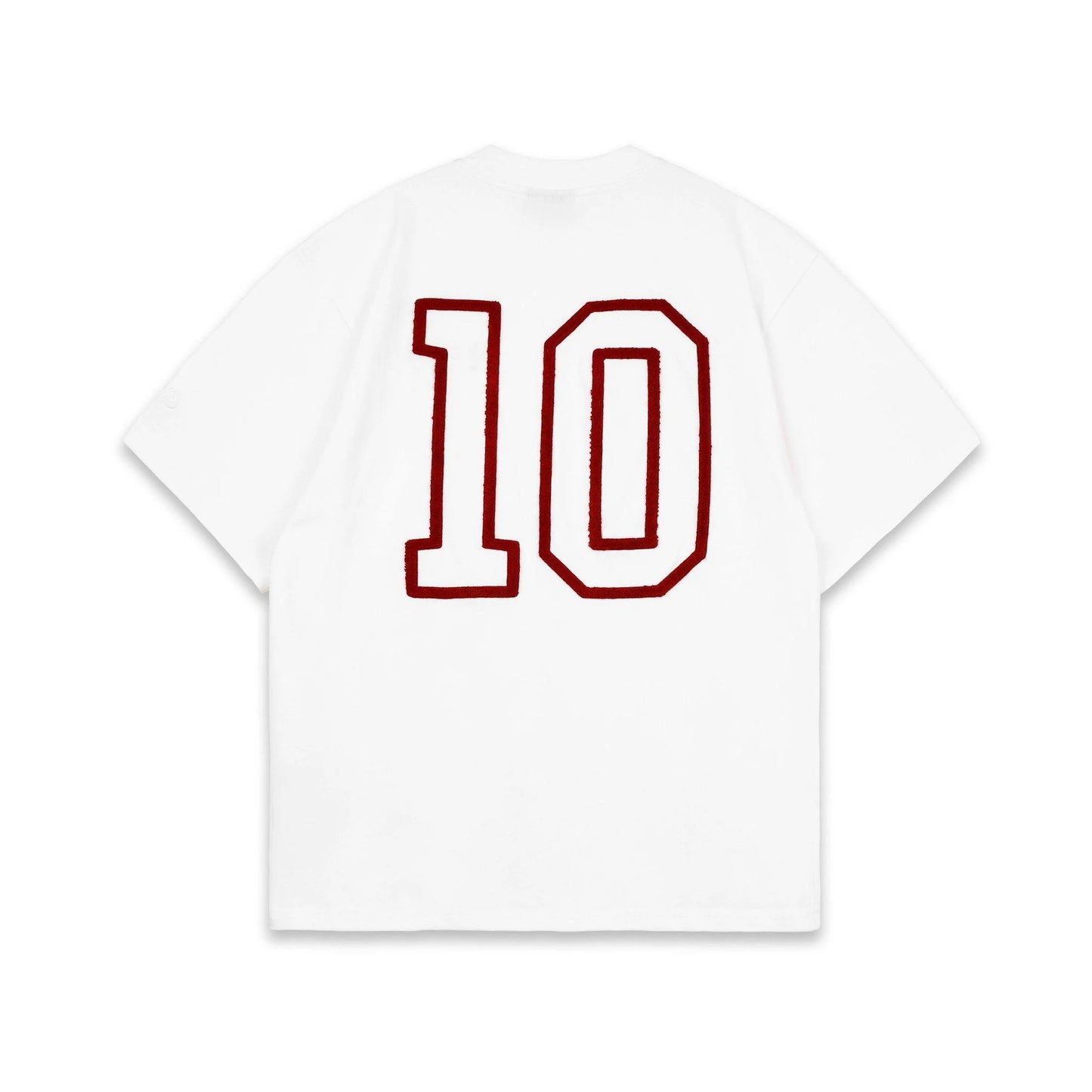 10 TEE - RED OR WHITE/RED