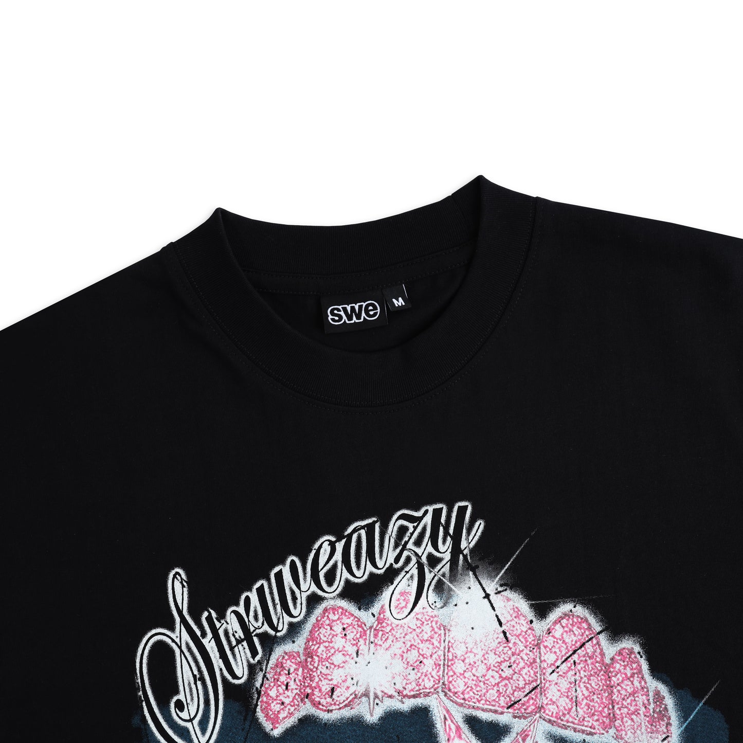 SWE GRILLZ BOXY TEE - BLACK