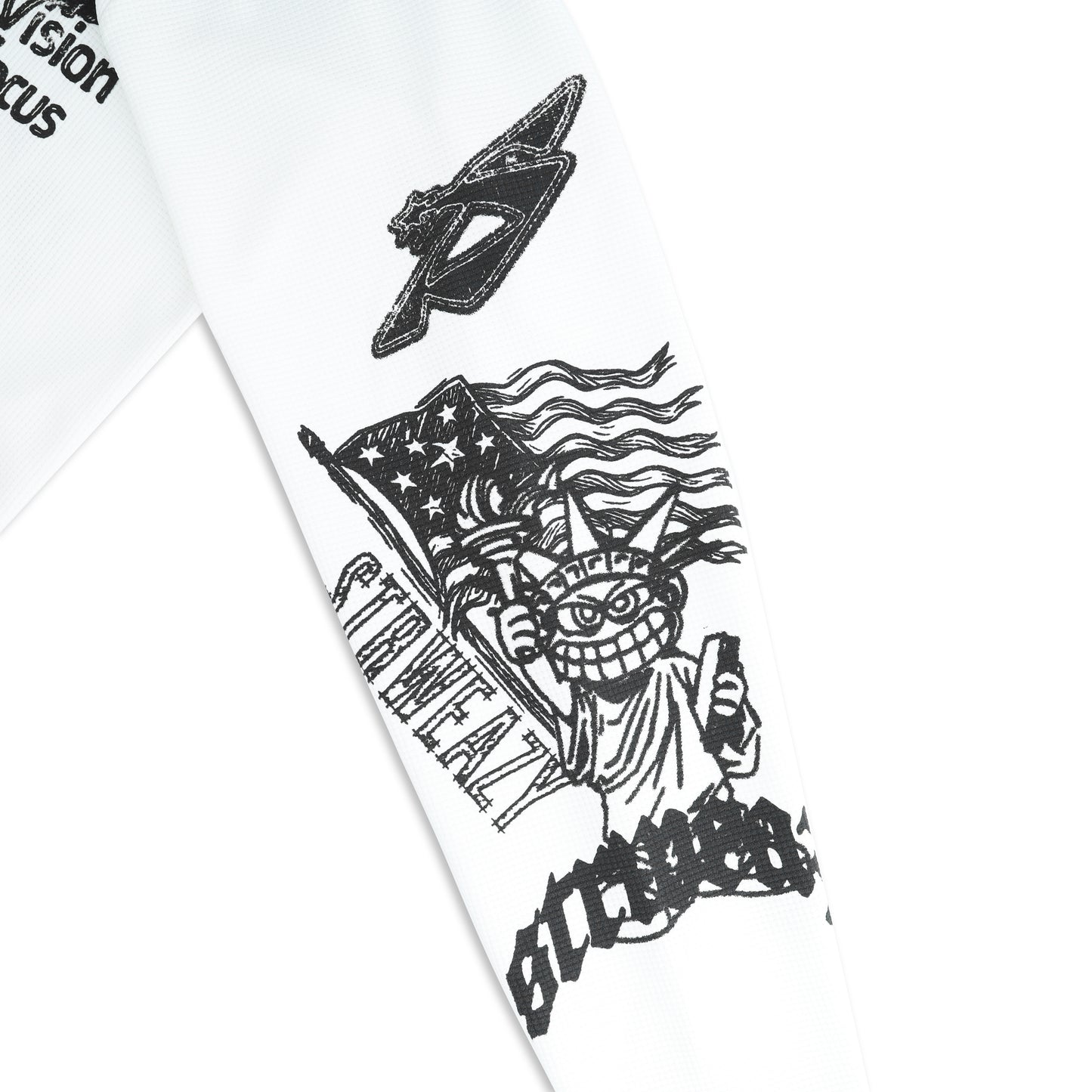 SWE ALLGAS WAFFLE L/S TEE - WHITE