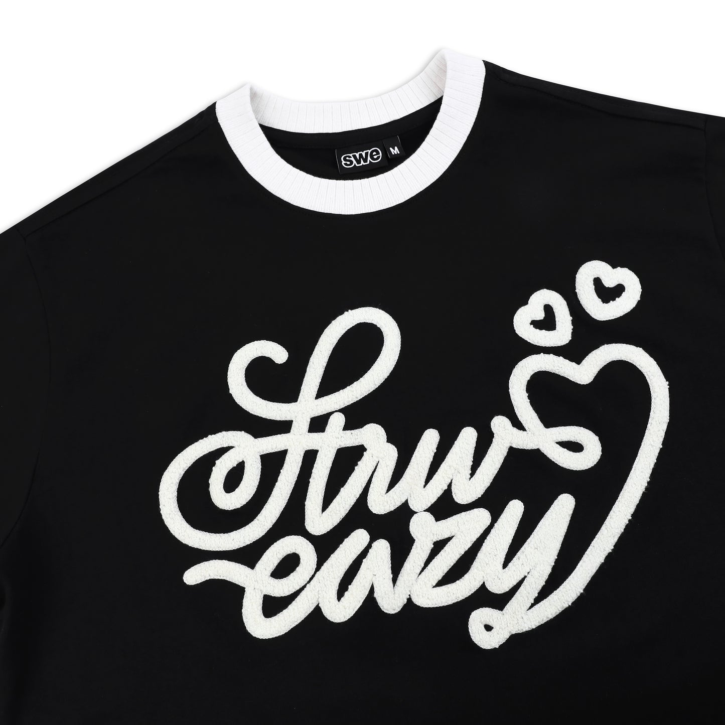 SWE LOOP BOXY TEE - BLACK/GRAY/NAVY