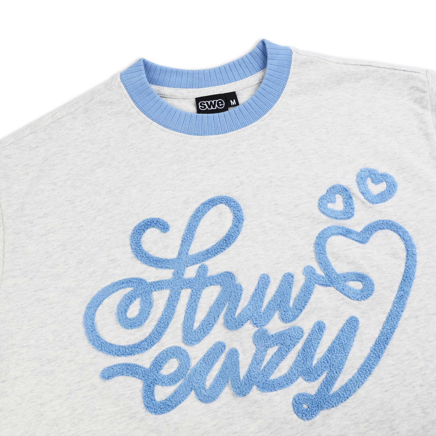SWE LOOP BOXY TEE - BLACK/GRAY/NAVY