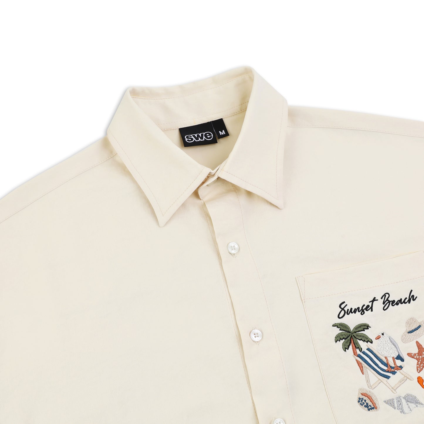 SWE SUNSET POCKET SHIRT - CREAM