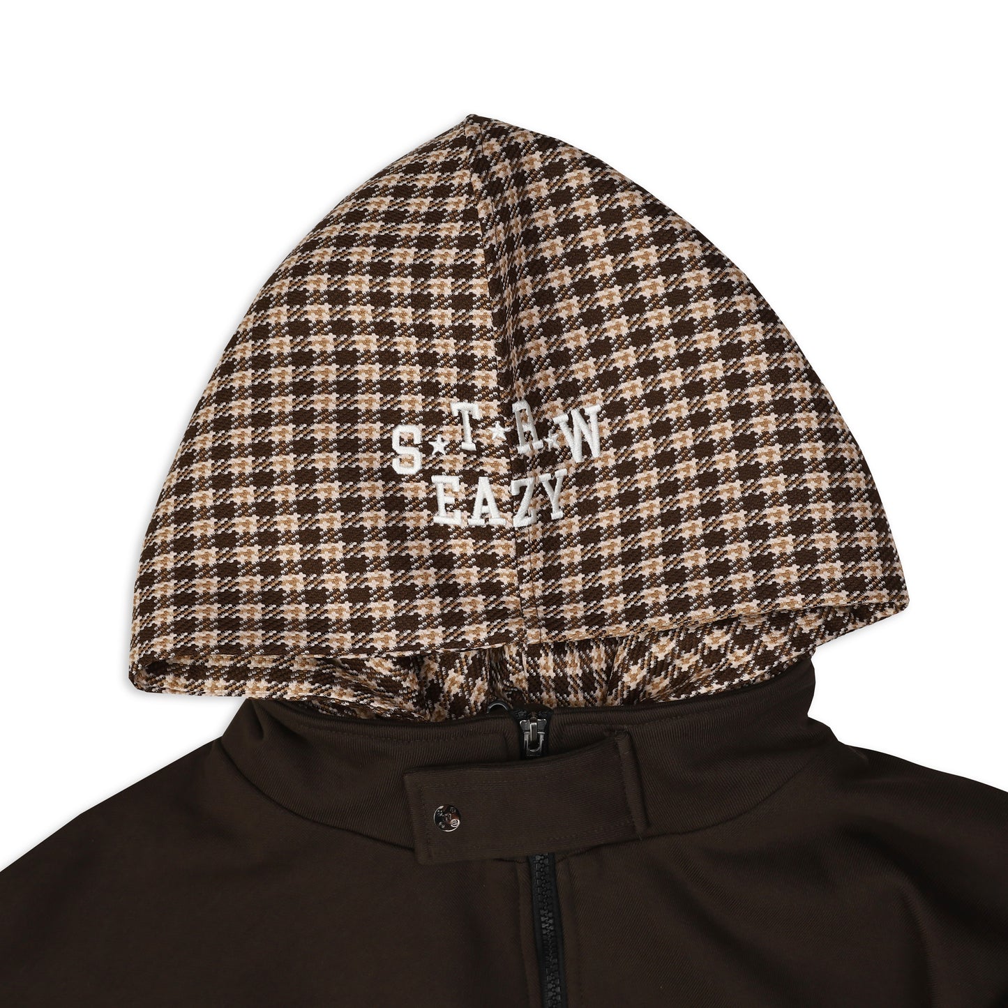 SWE HOODSTACK ZIP JACKET - BLACK/BROWN