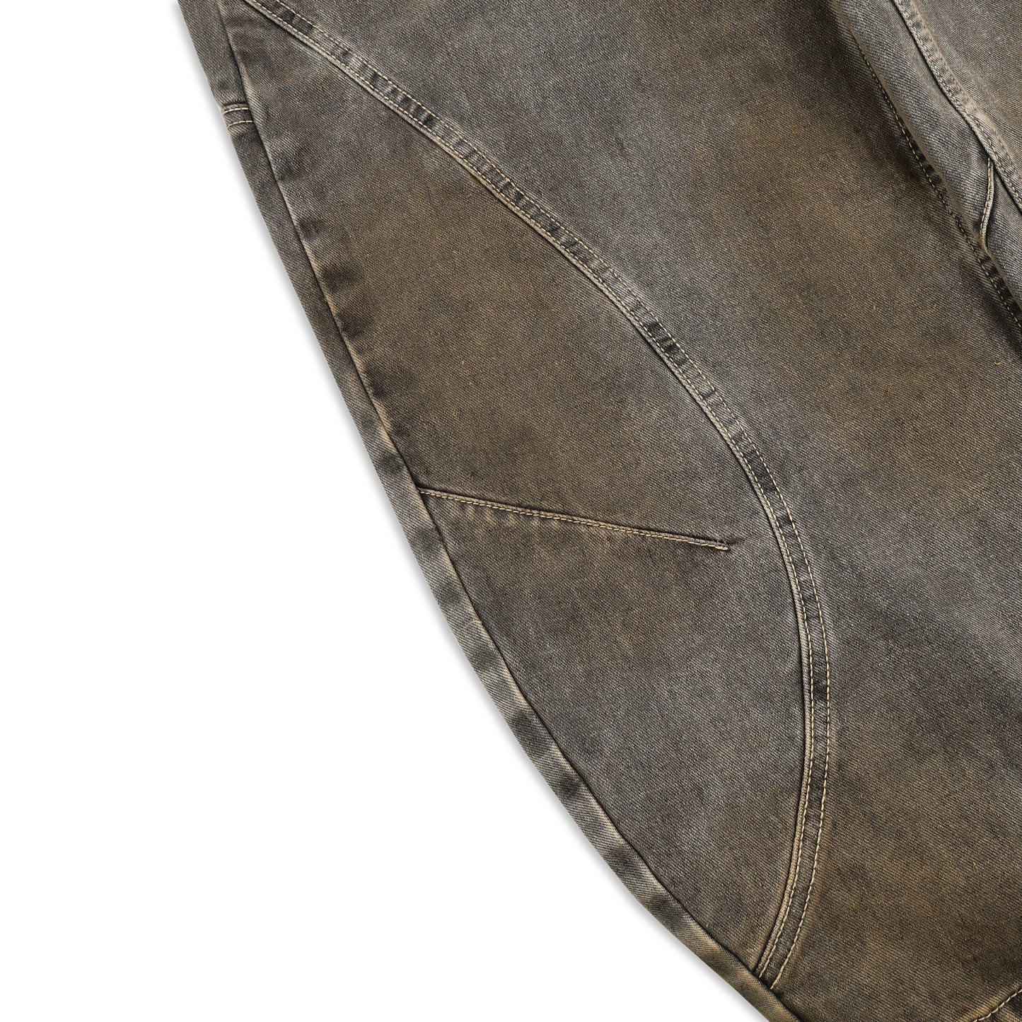 SWE ARC WIDE JEANS - MUD FADE