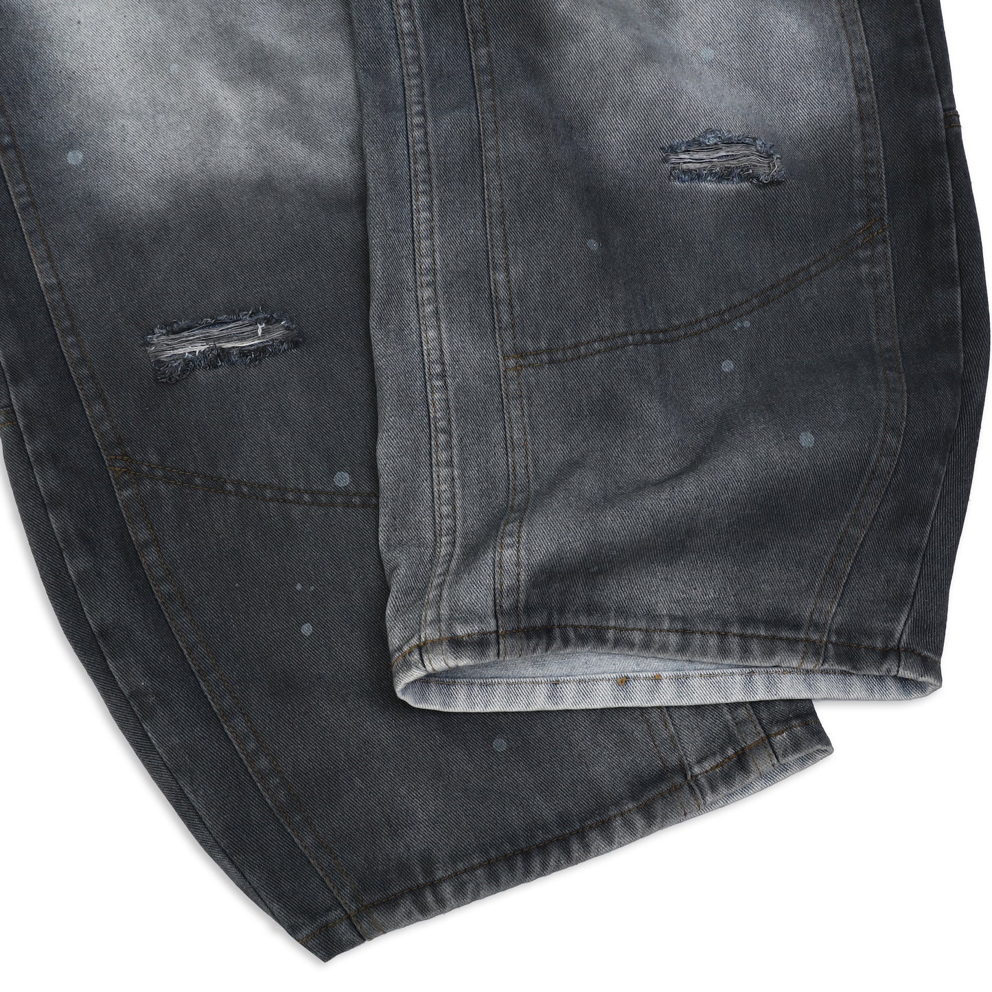 SWE PANEL FADE JEANS - ACID BLACK