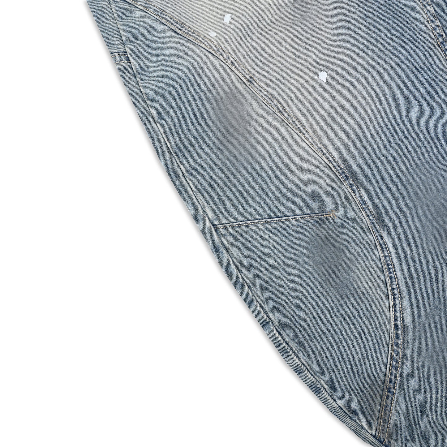 SWE ARC WIDE JEANS - MUD FADE