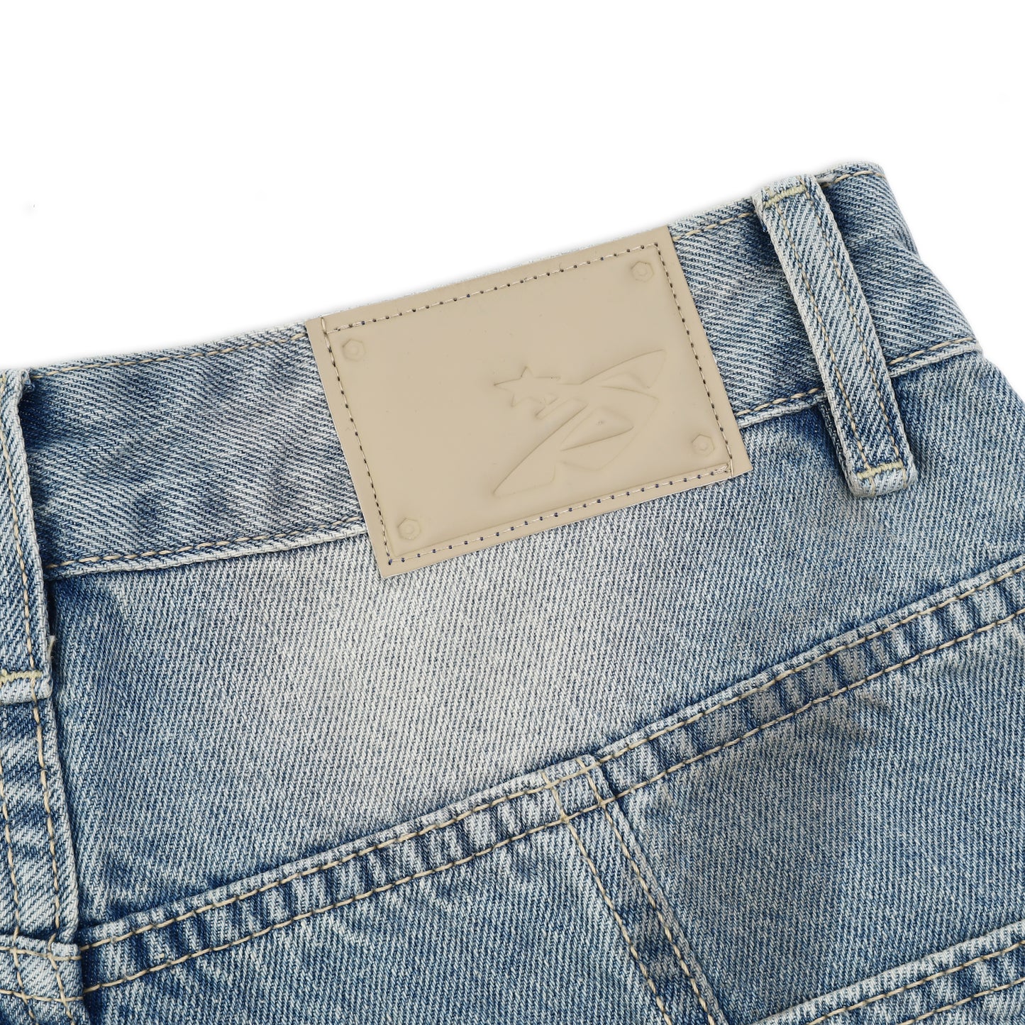 SWE ARC WIDE JEANS - MUD FADE