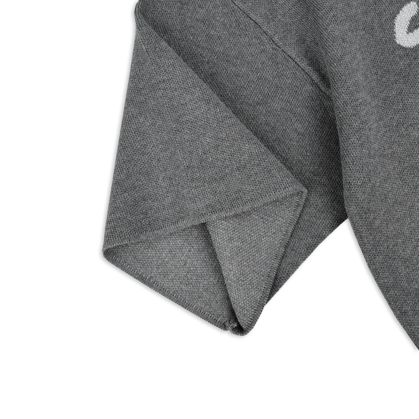SWE C'EST TOUT KNIT TEE - GRAY