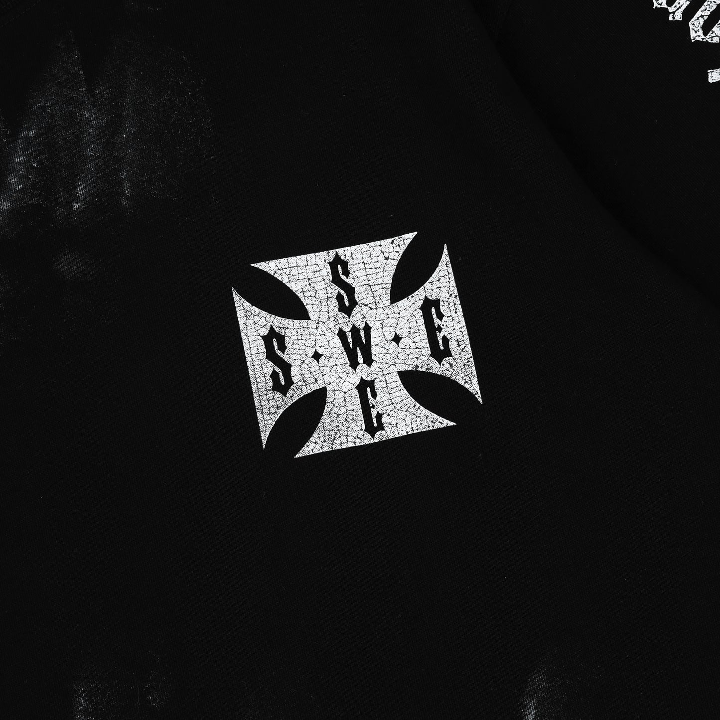 SWE CROSS L/S BOXY TEE - BLACK