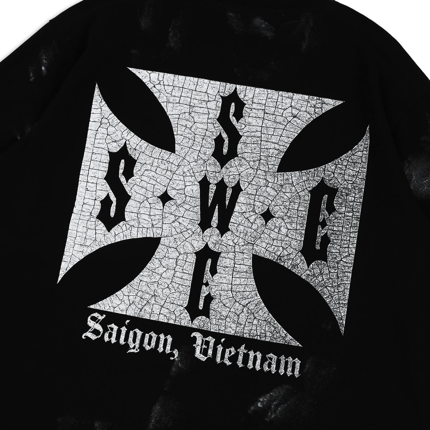 SWE CROSS L/S BOXY TEE - BLACK