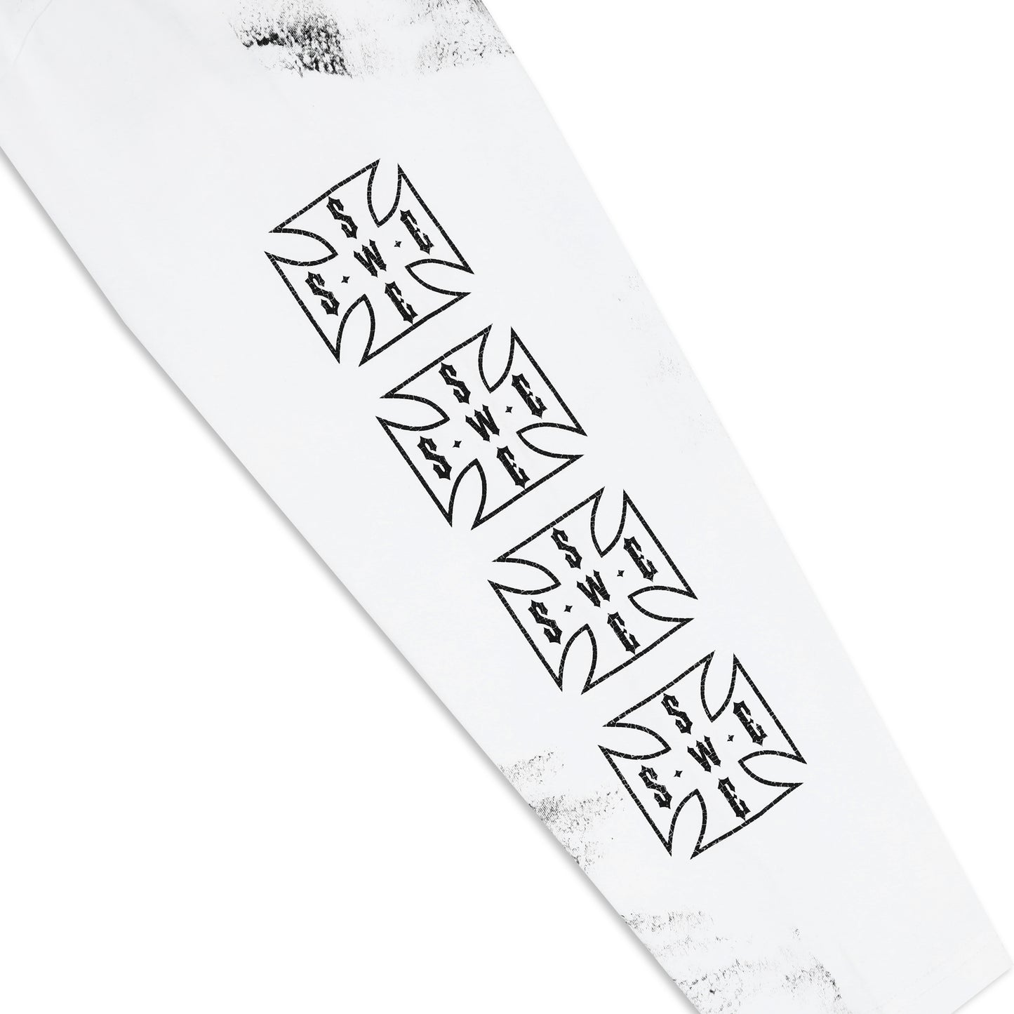 SWE CROSS L/S BOXY TEE - WHITE