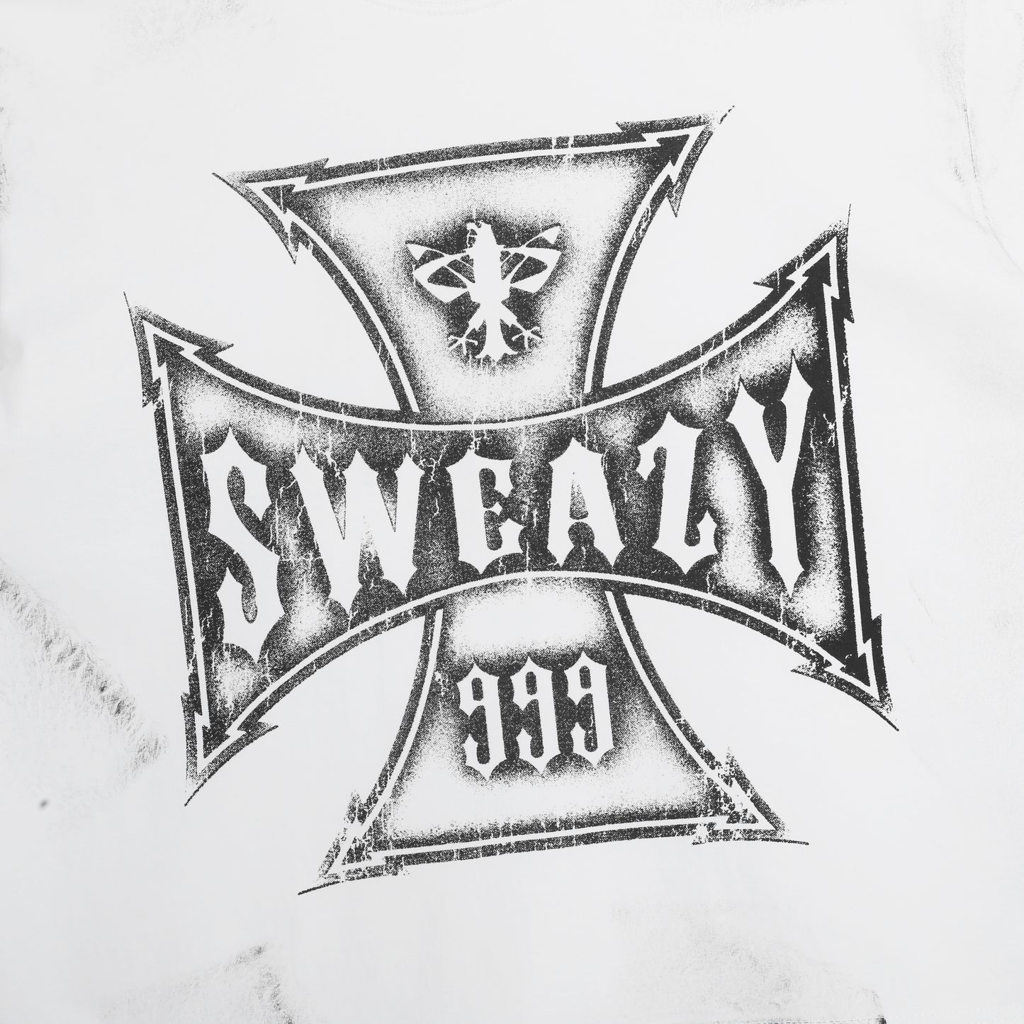 SWE CROSS BOXY TEE - WHITE