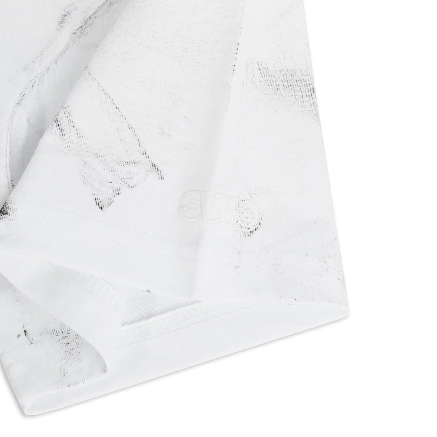 SWE CROSS BOXY TEE - WHITE