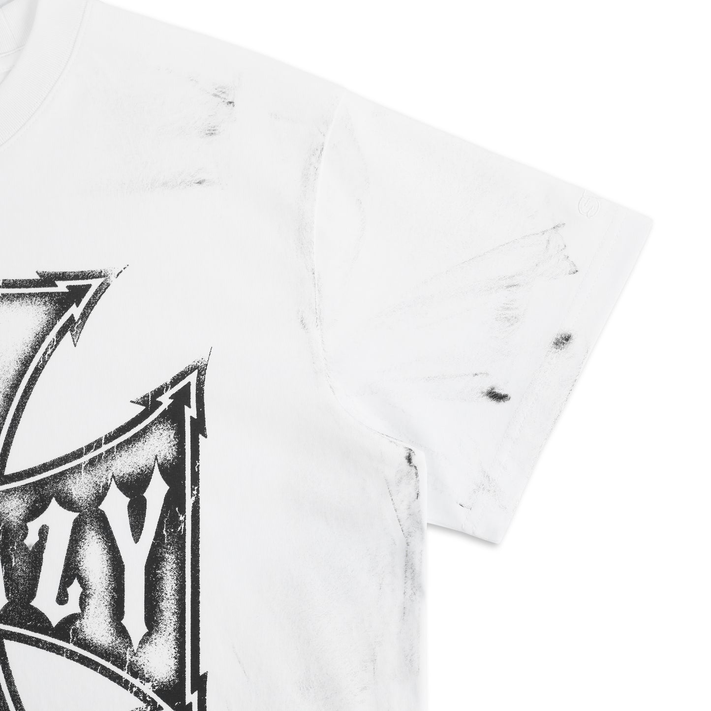 SWE CROSS BOXY TEE - WHITE