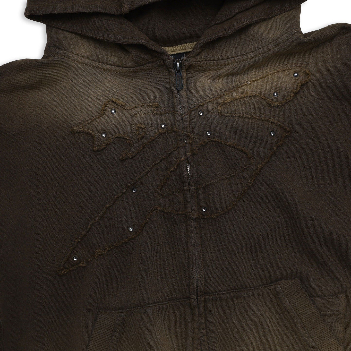 RIDGE ZIP HOODIE - BROWN
