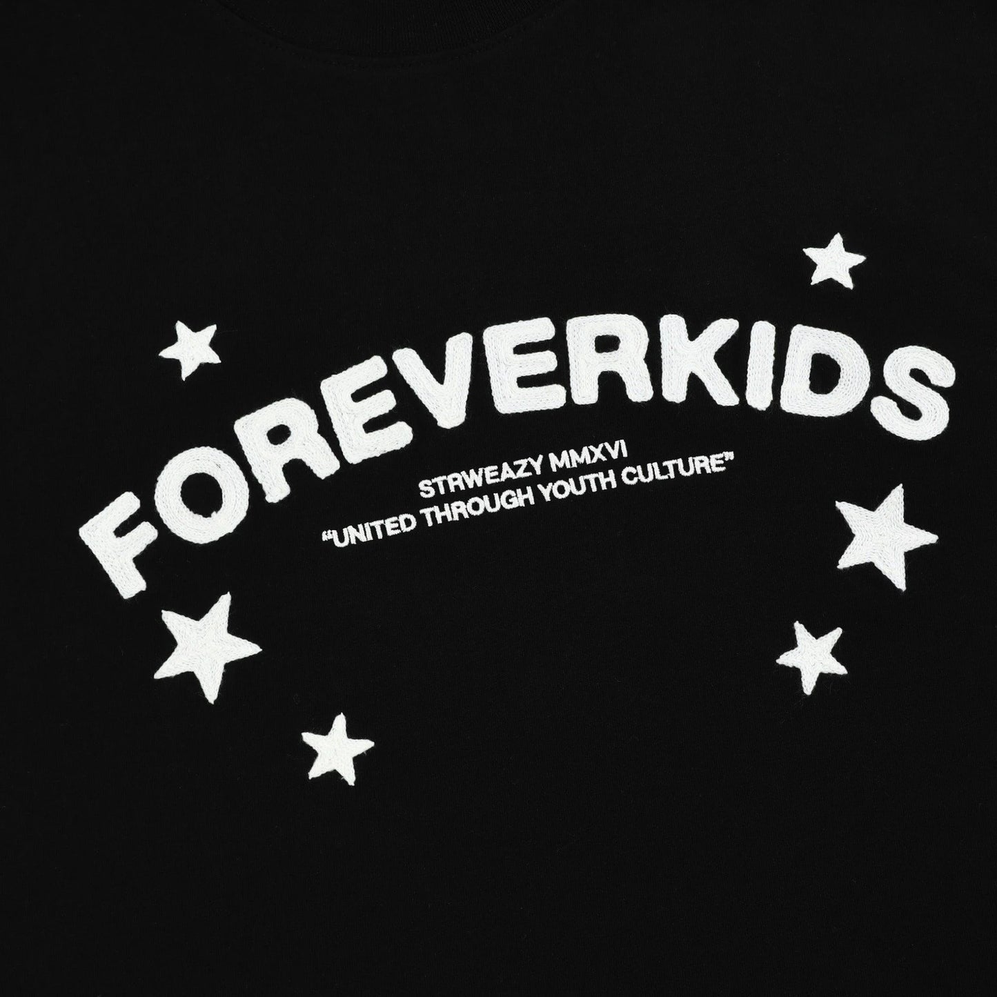 SWE 4EVERKID BOXY TEE - WHITE/BLACK