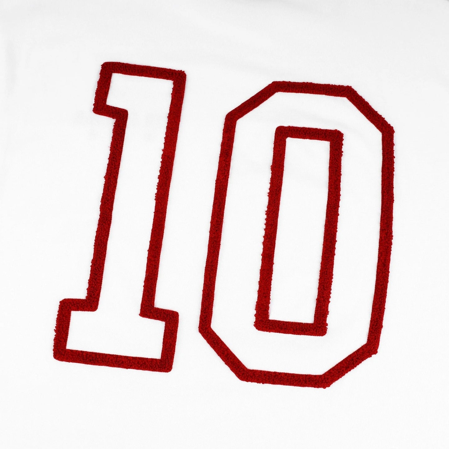 10 TEE - RED OR WHITE/RED
