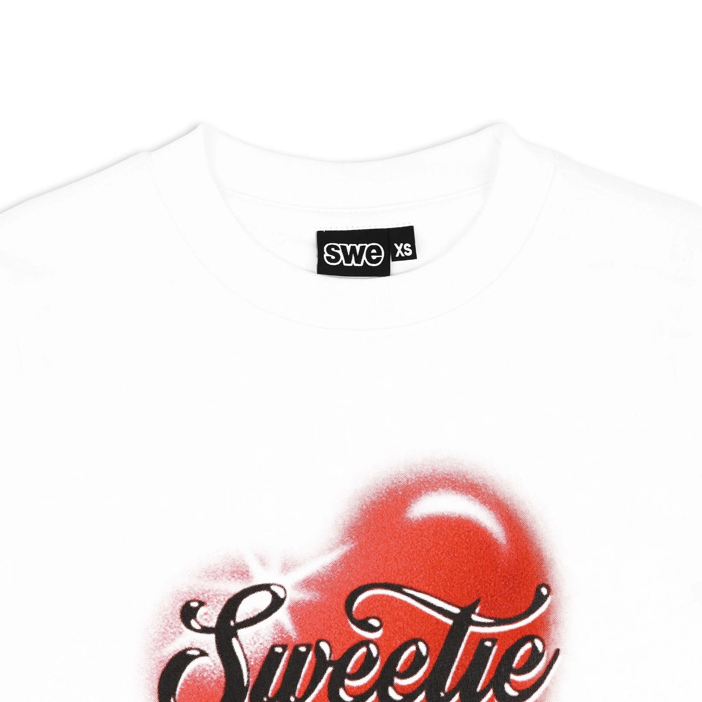 SWEETHEART BABY TEE - WHITE