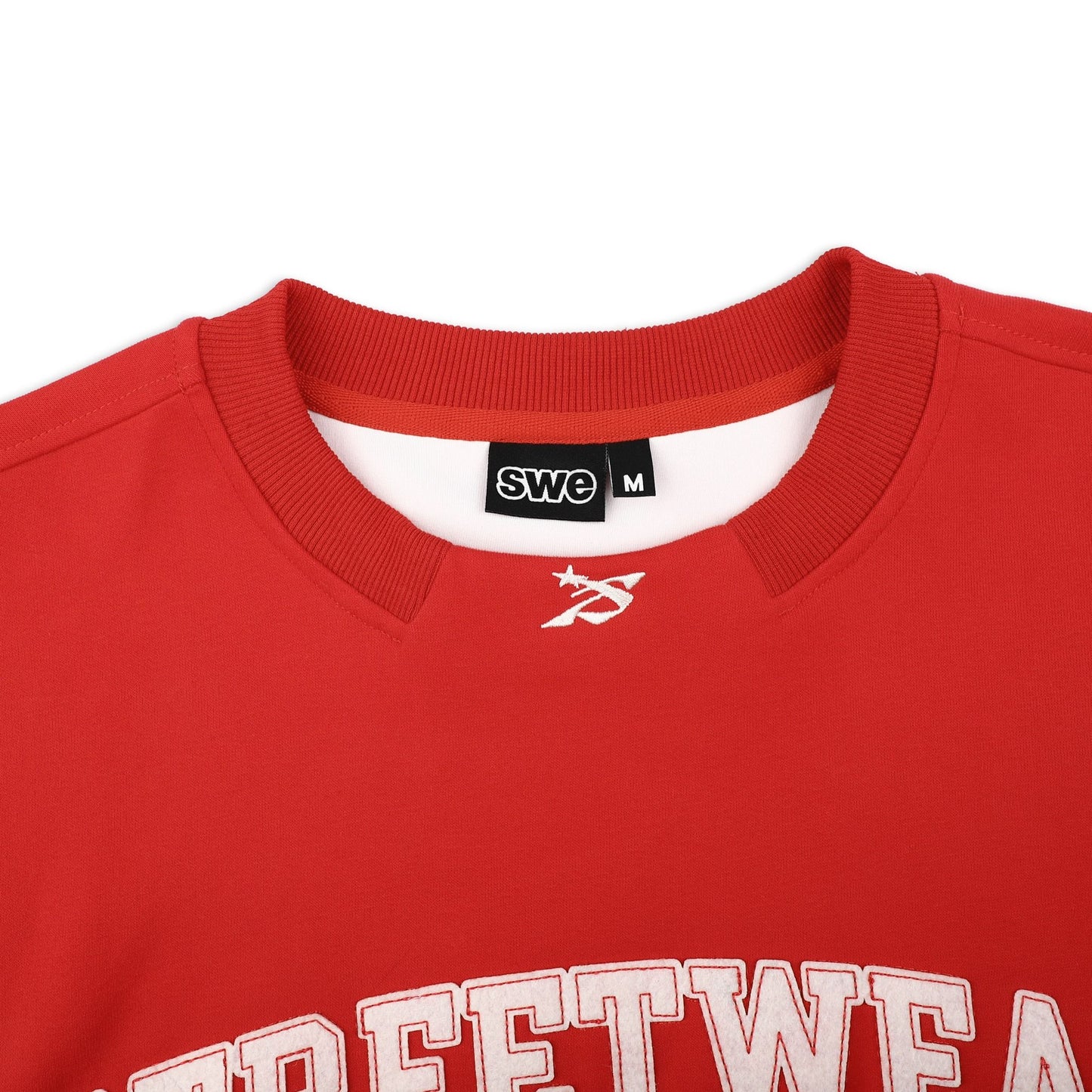 ACTIVE SWEATER - RED/BLACK