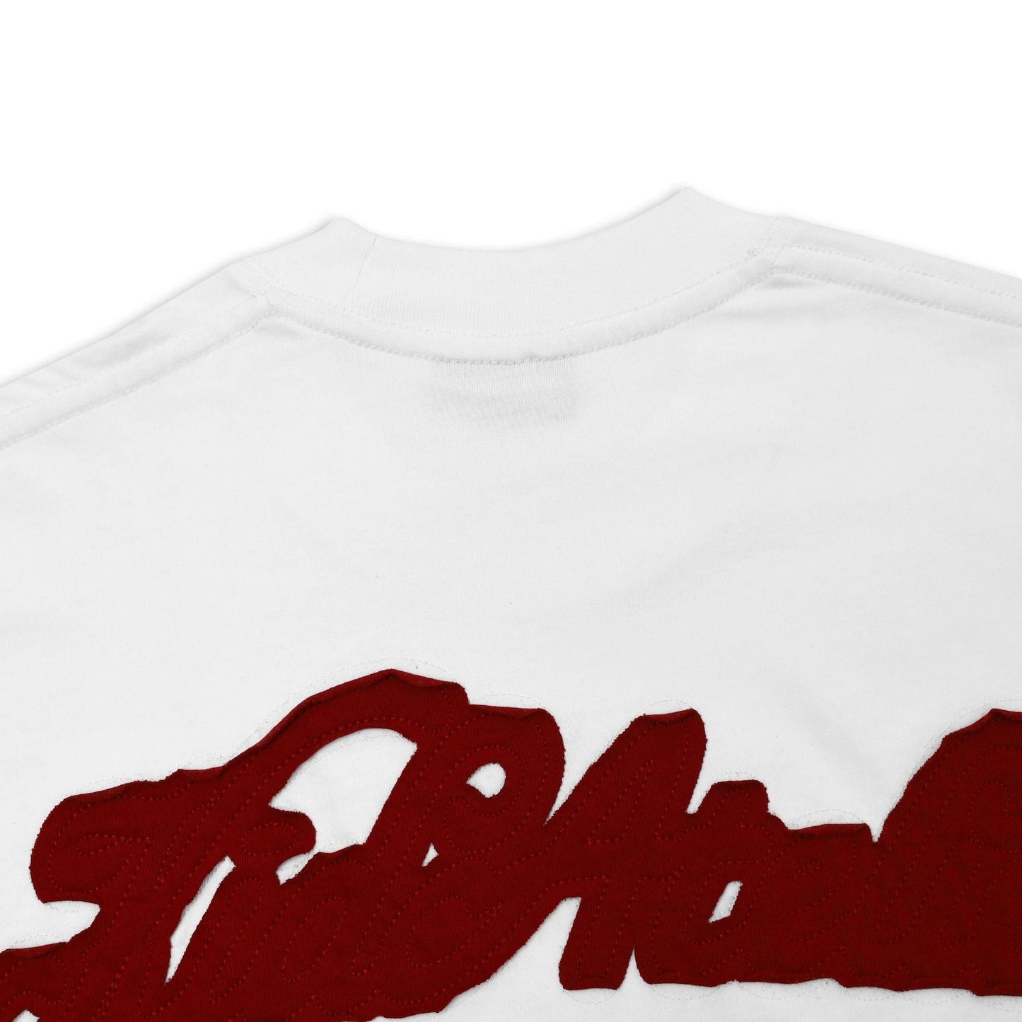 HOLLOW TEE - WHITE/NAVY