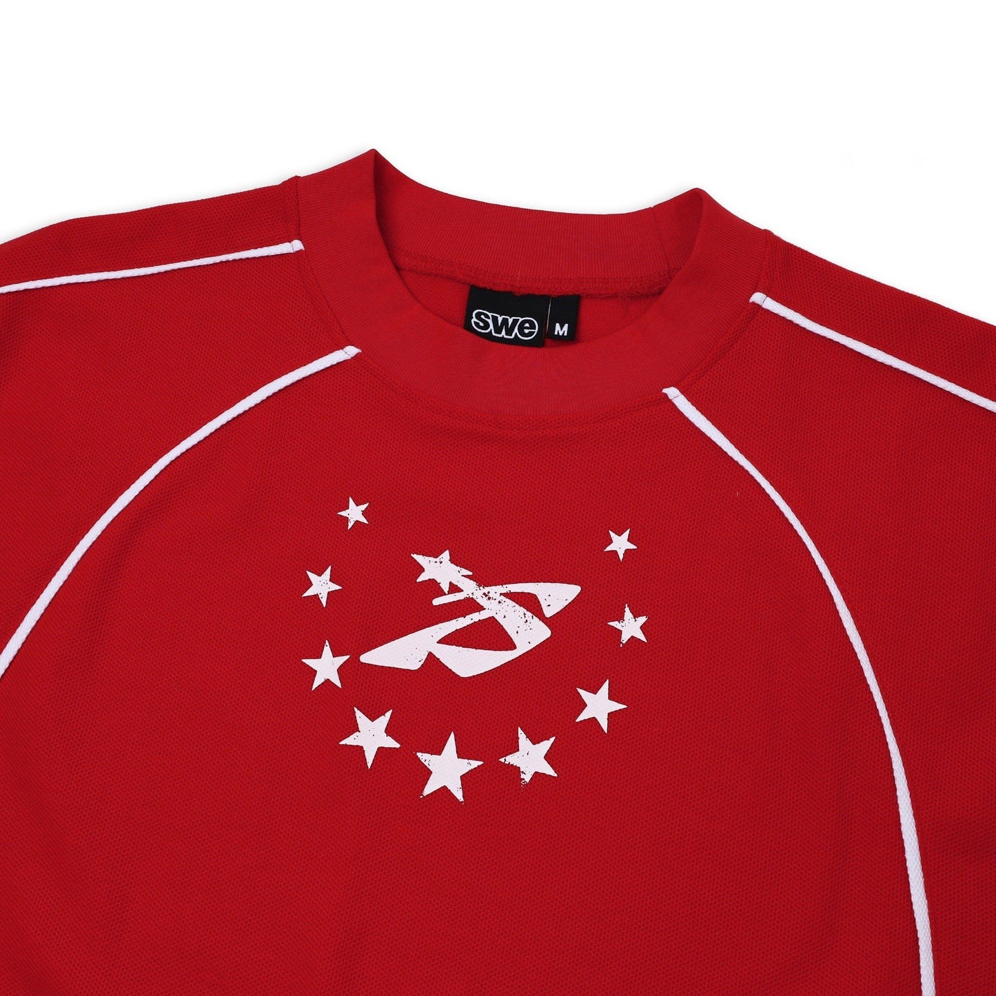 ORBIT LS TEE - RED/BLACK