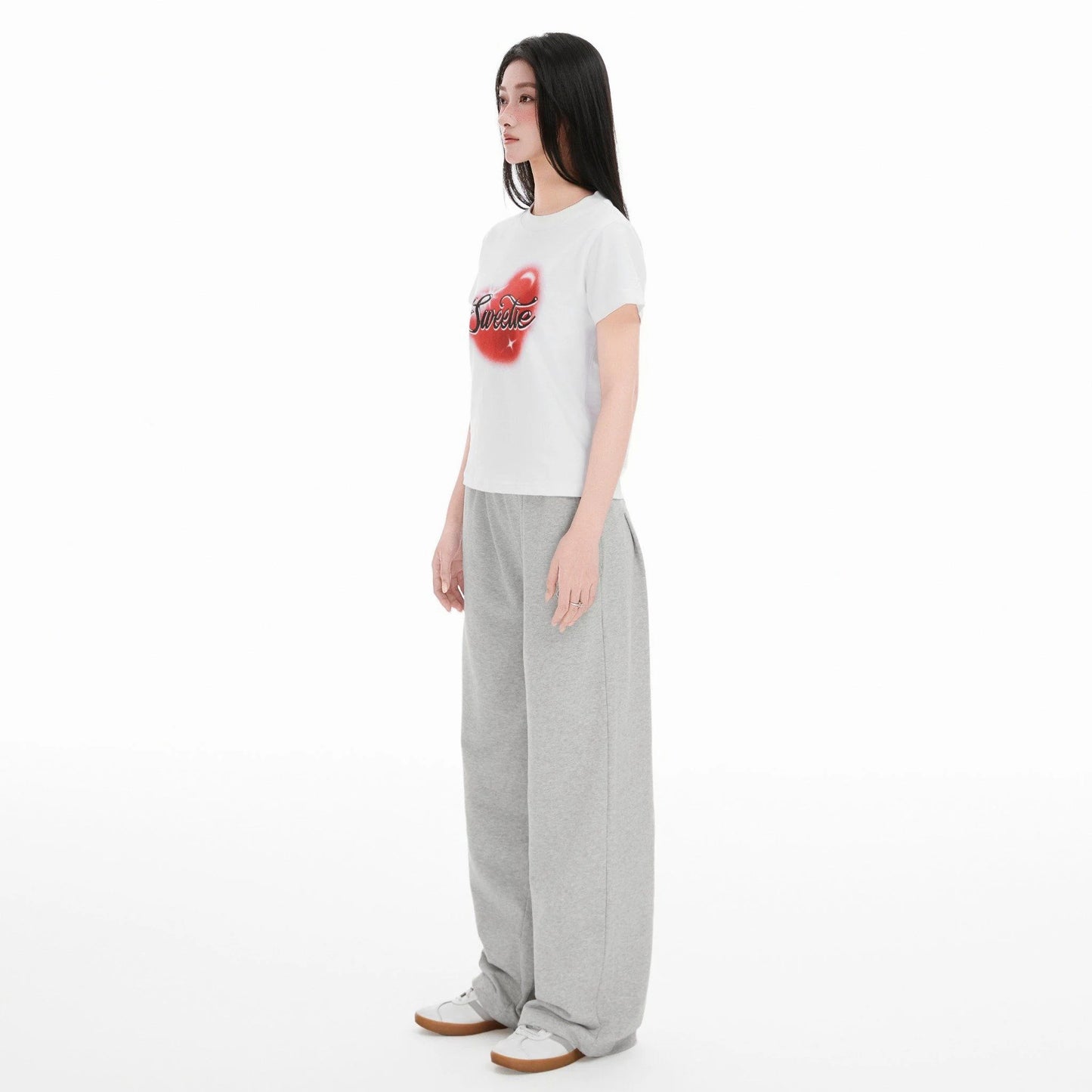 SWEETHEART BABY TEE - WHITE