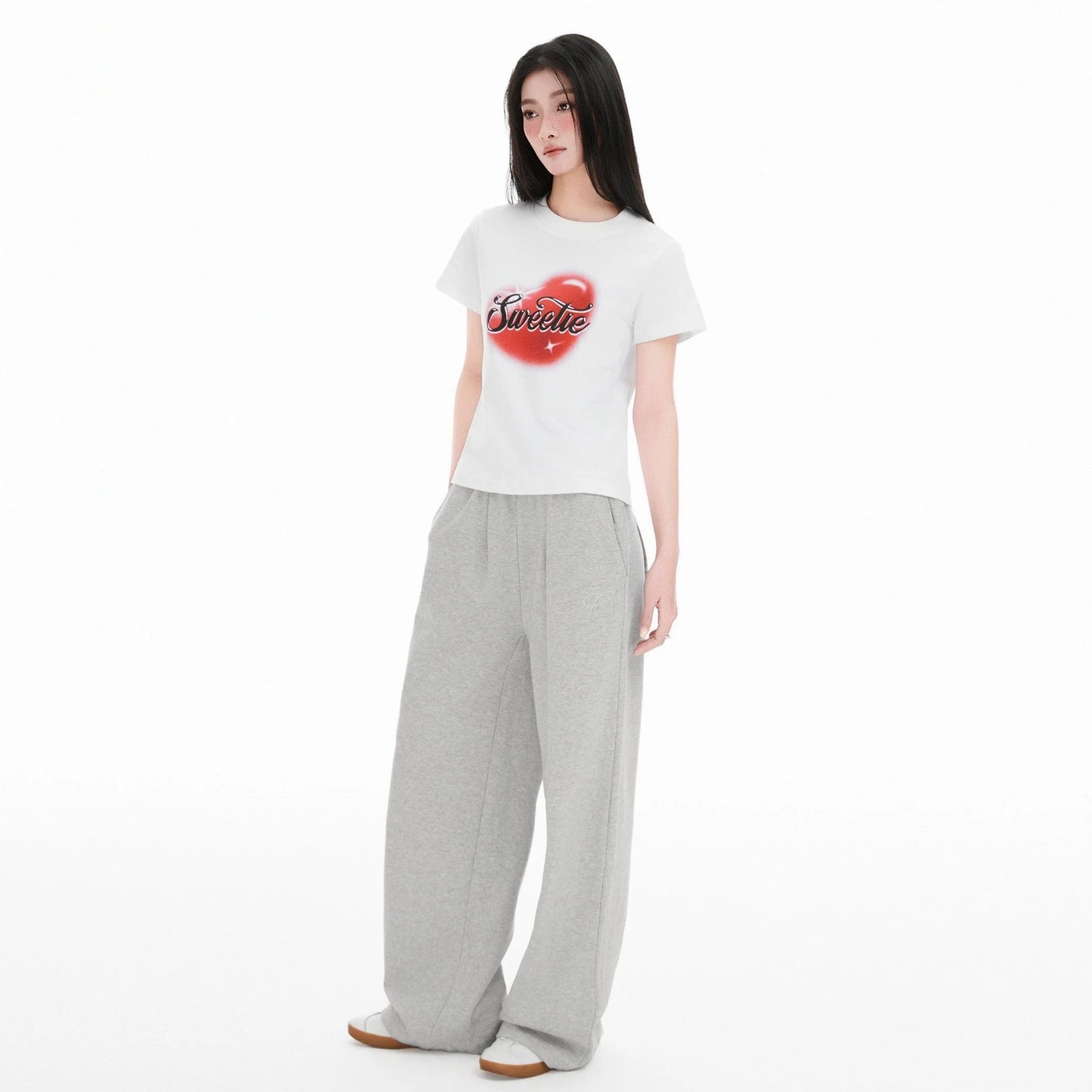 SWEETHEART BABY TEE - WHITE