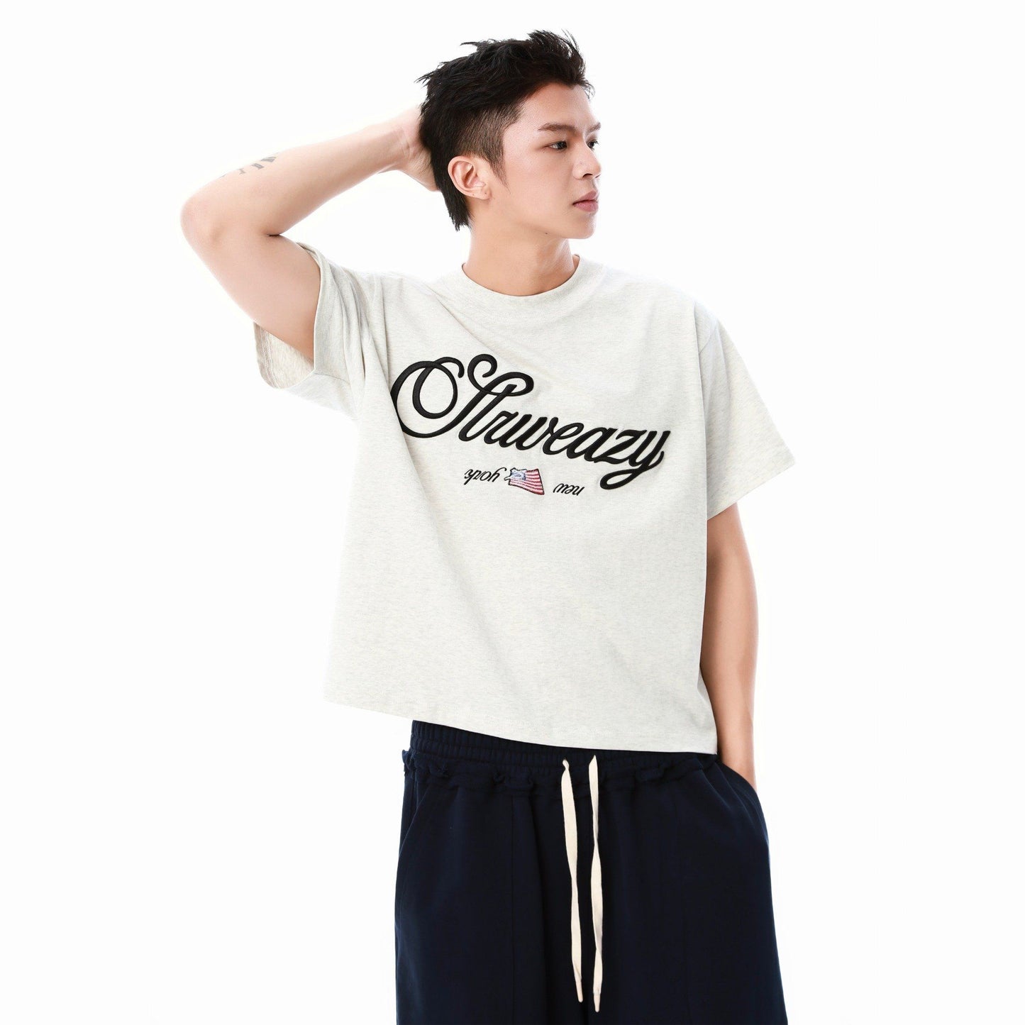 SWE NY BOXY TEE - GRAY