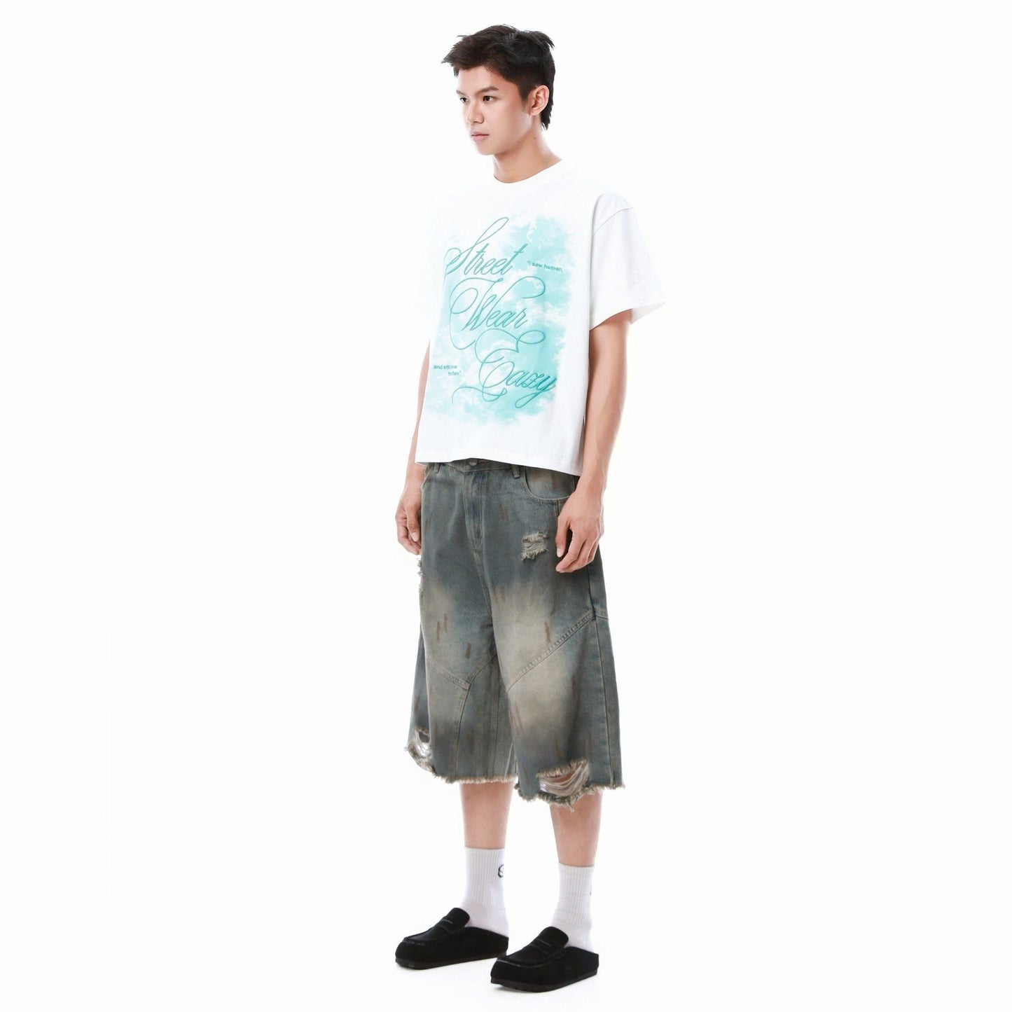 SWE HEAVEN BOXY TEE - WHITE