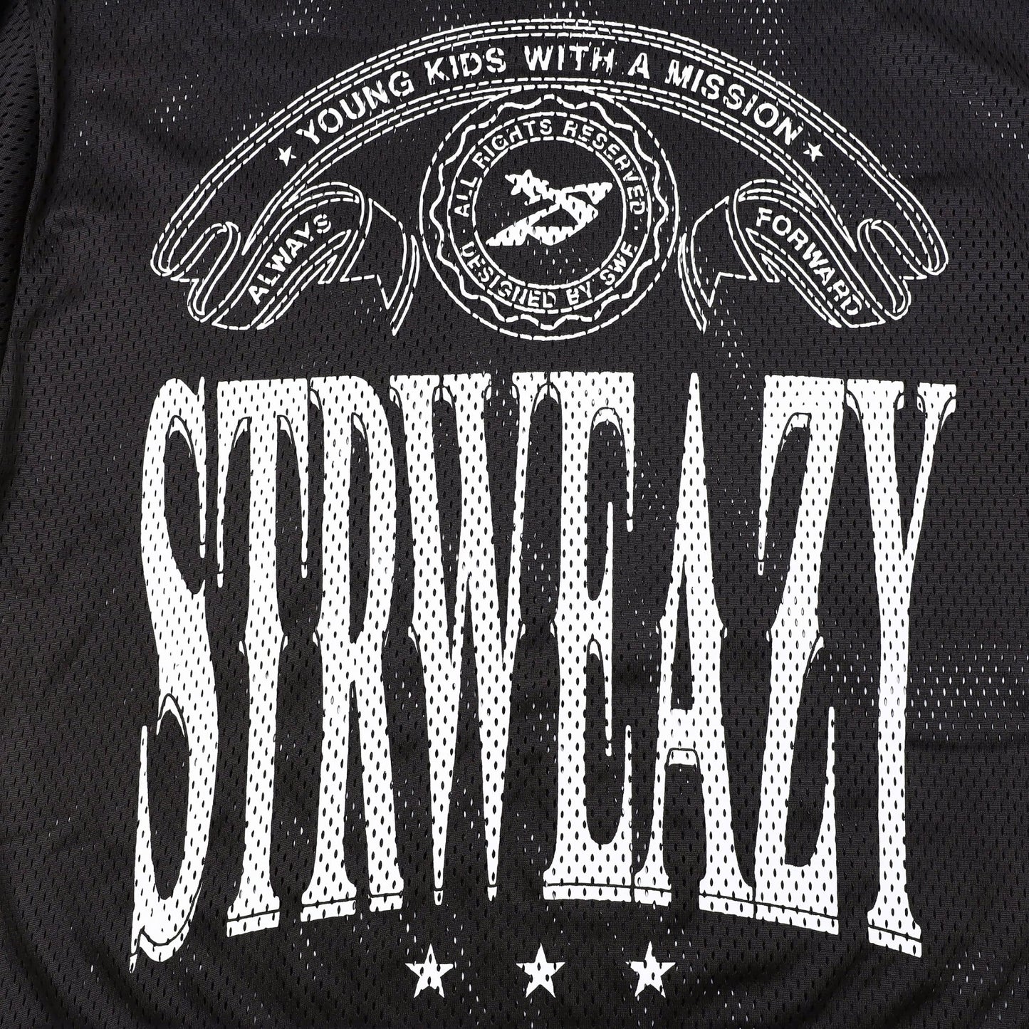 CREW LS JERSEY - BLACK/RED