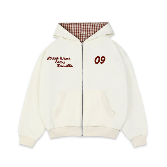 SWE X2 REVERSIBLE ZIP HOODIE - RED/BLUE