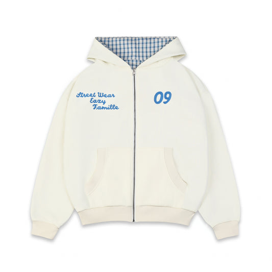 SWE X2 REVERSIBLE ZIP HOODIE - RED/BLUE