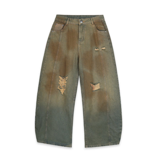 SWE PATINA JEANS - BROWN