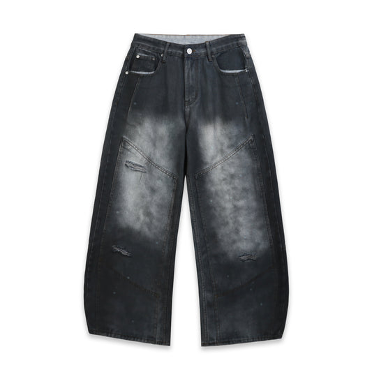 SWE PANEL FADE JEANS - ACID BLACK